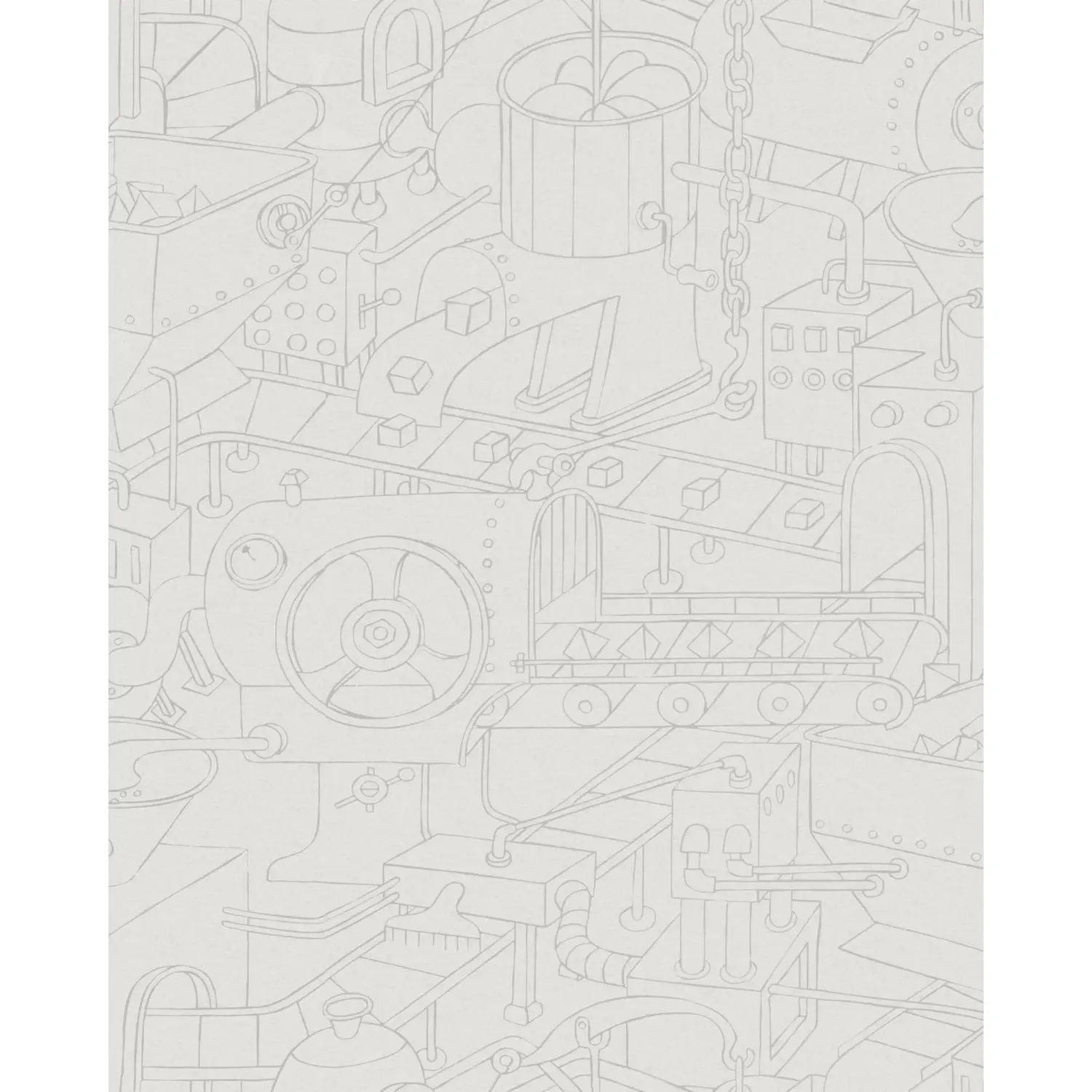Komar Vliesová fototapeta Doodle Factory 250 x 200 cm