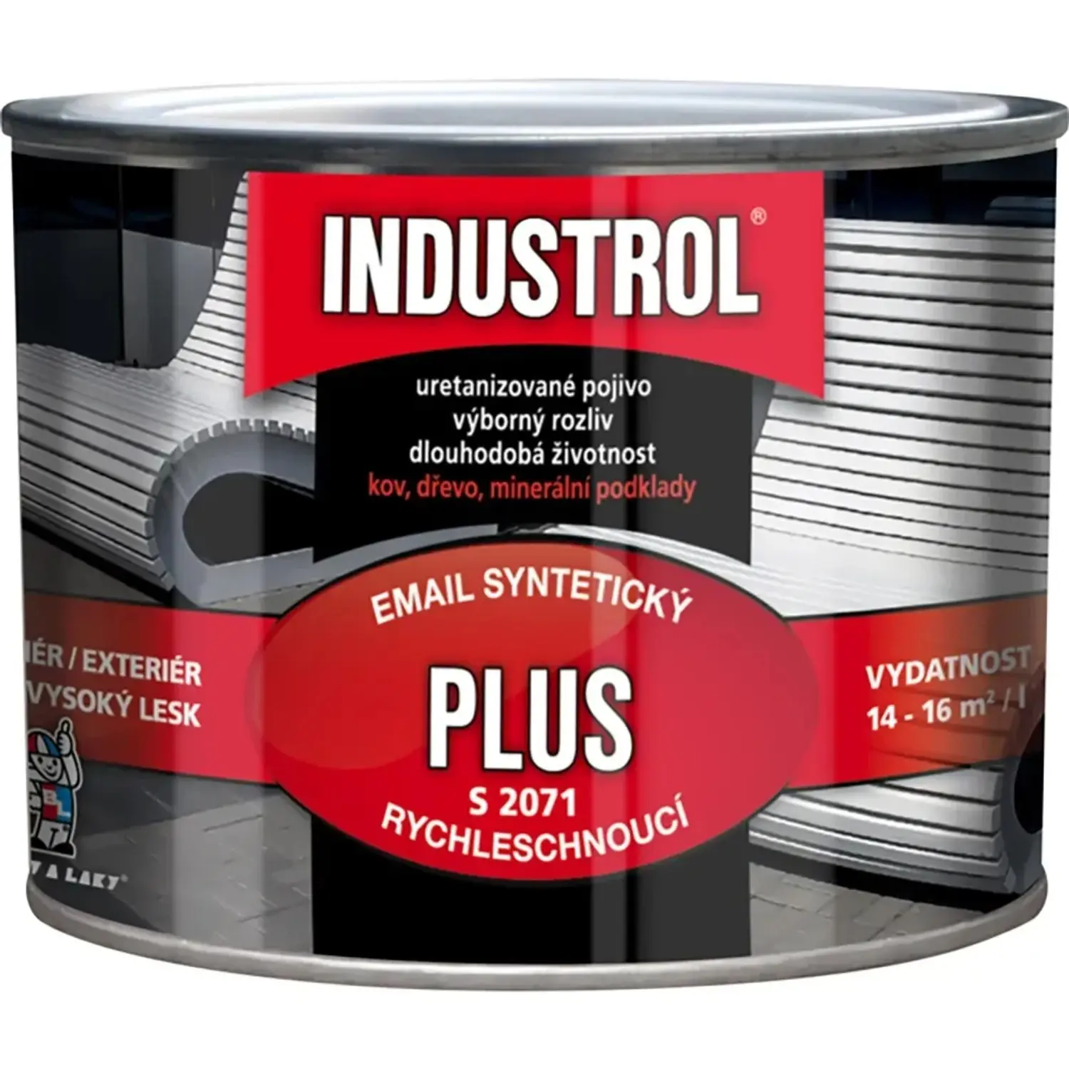 Industrol Plus S2071 email bílý 375 ml