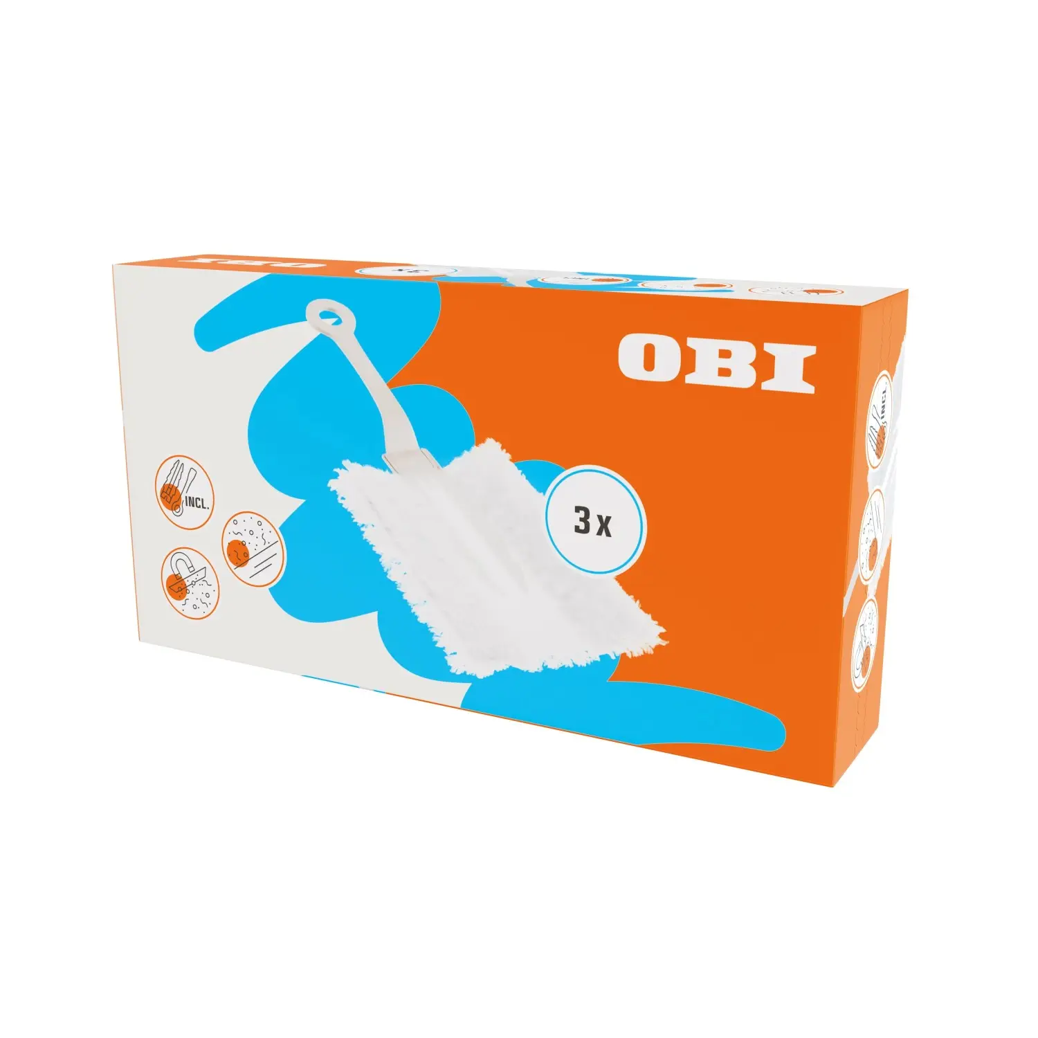 OBI Sada prachovky vč. 3 jednorázových náhradních potahů