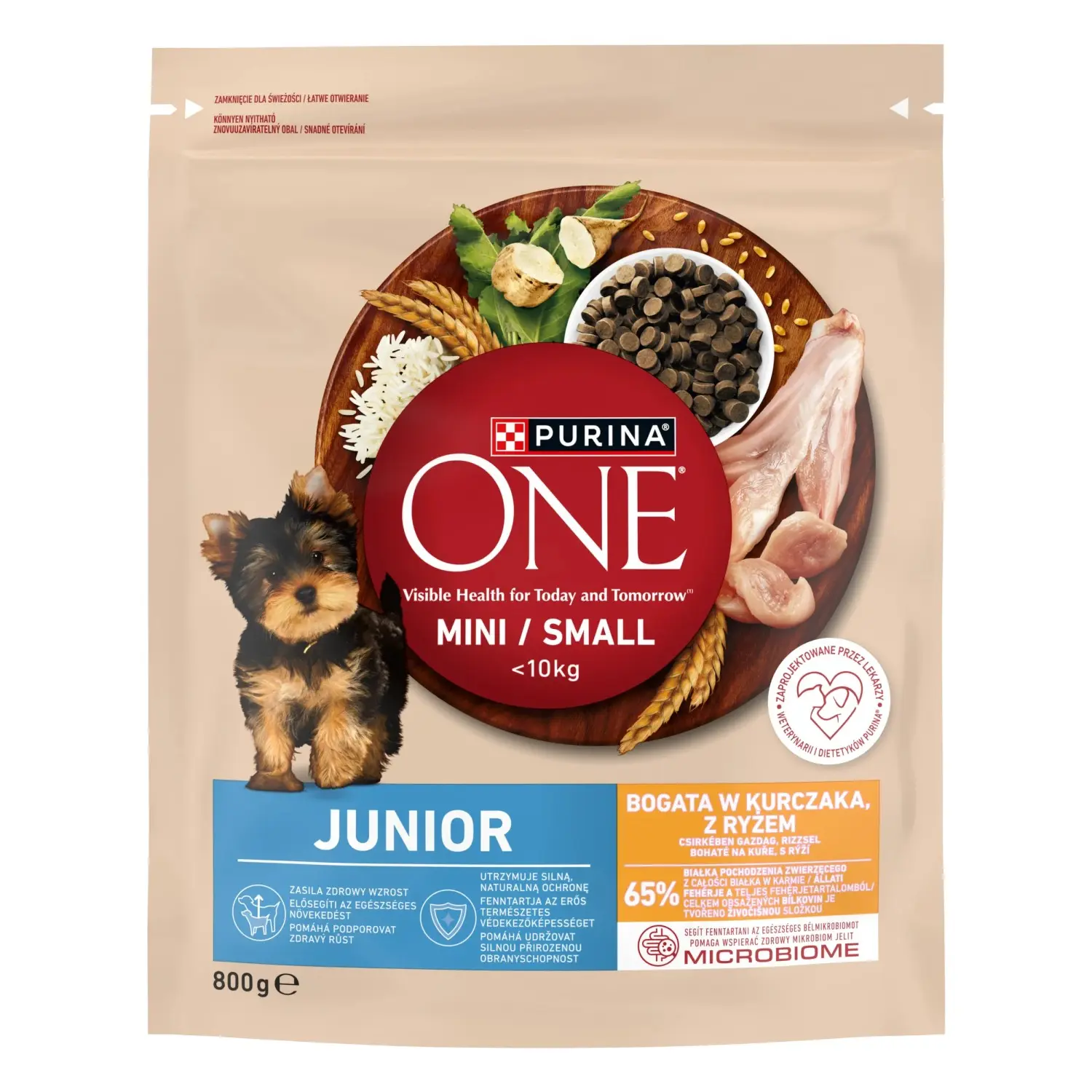 PURINA ONE Mini/Small Junior Granule pro štěňata kuře 800 g