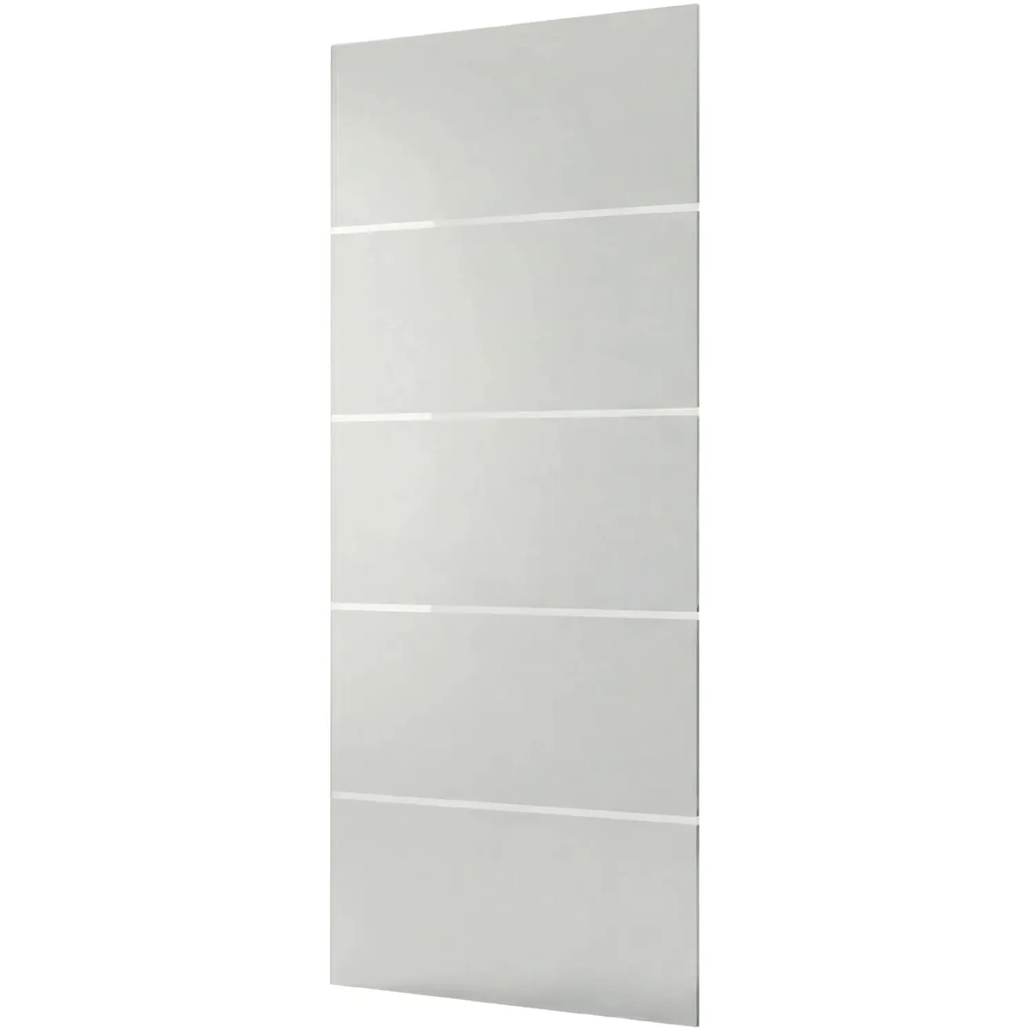 Doorlegro Skleněné posuvné dveře, ESG satinované 4 pruhy, 205 x 90 cm