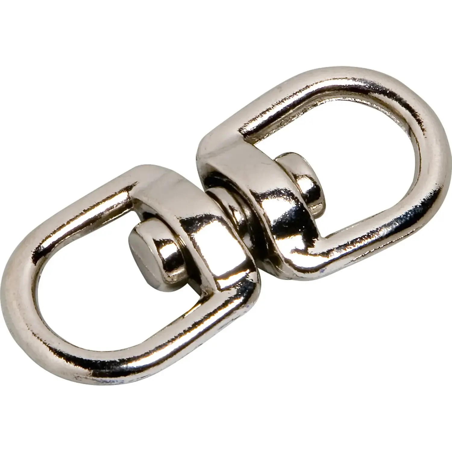 LUX-TOOLS Lanový obrtlík poniklovaná nerezová ocel s okem pr. 10 mm, 52 x 23 cm