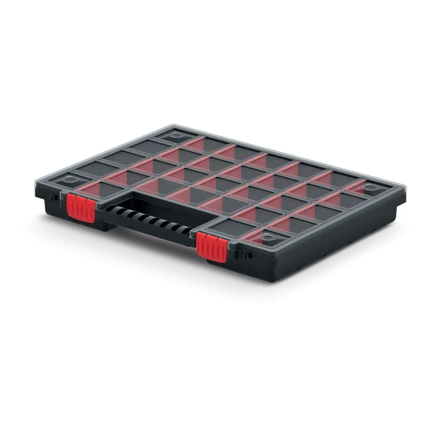 Prosperplast Organizér ZERGOS 39,9 x 30,3 x 5 cm černo-červený