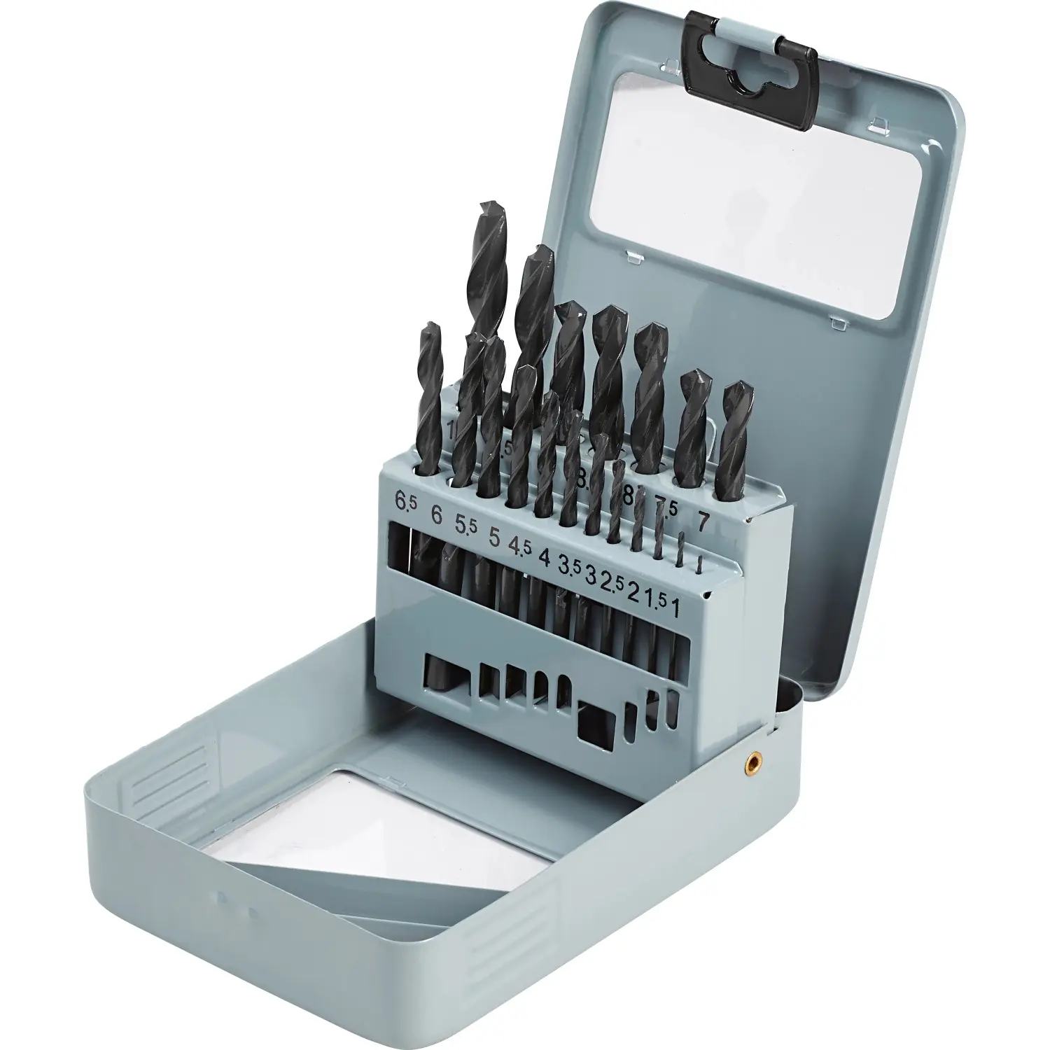 LUX-TOOLS Sada vrtáků do kovu HSS - R 1 mm - 10 mm 19dílná