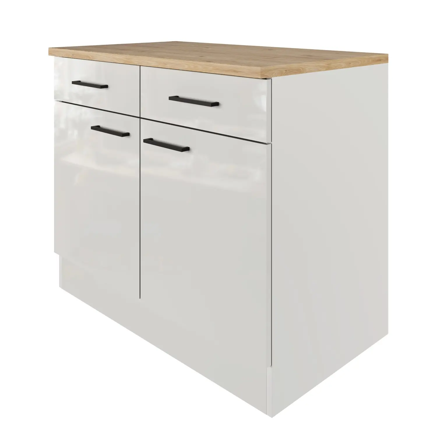 Flex-Well Kuchyňská skříňka Lund spodní zásuvky + dvířka 100 x 85 x 57,1 cm