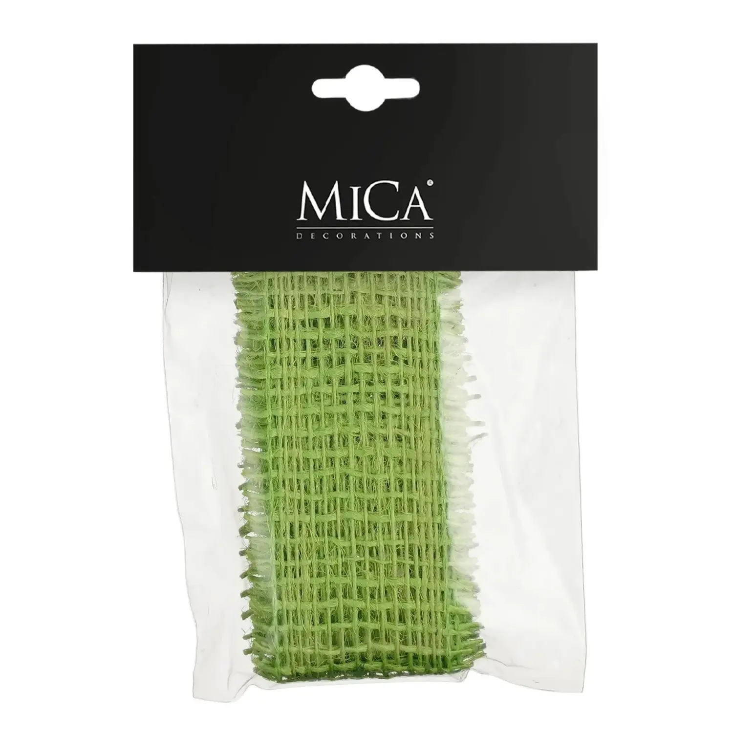 MICA Decorations Juta zelená 100 x 4 cm