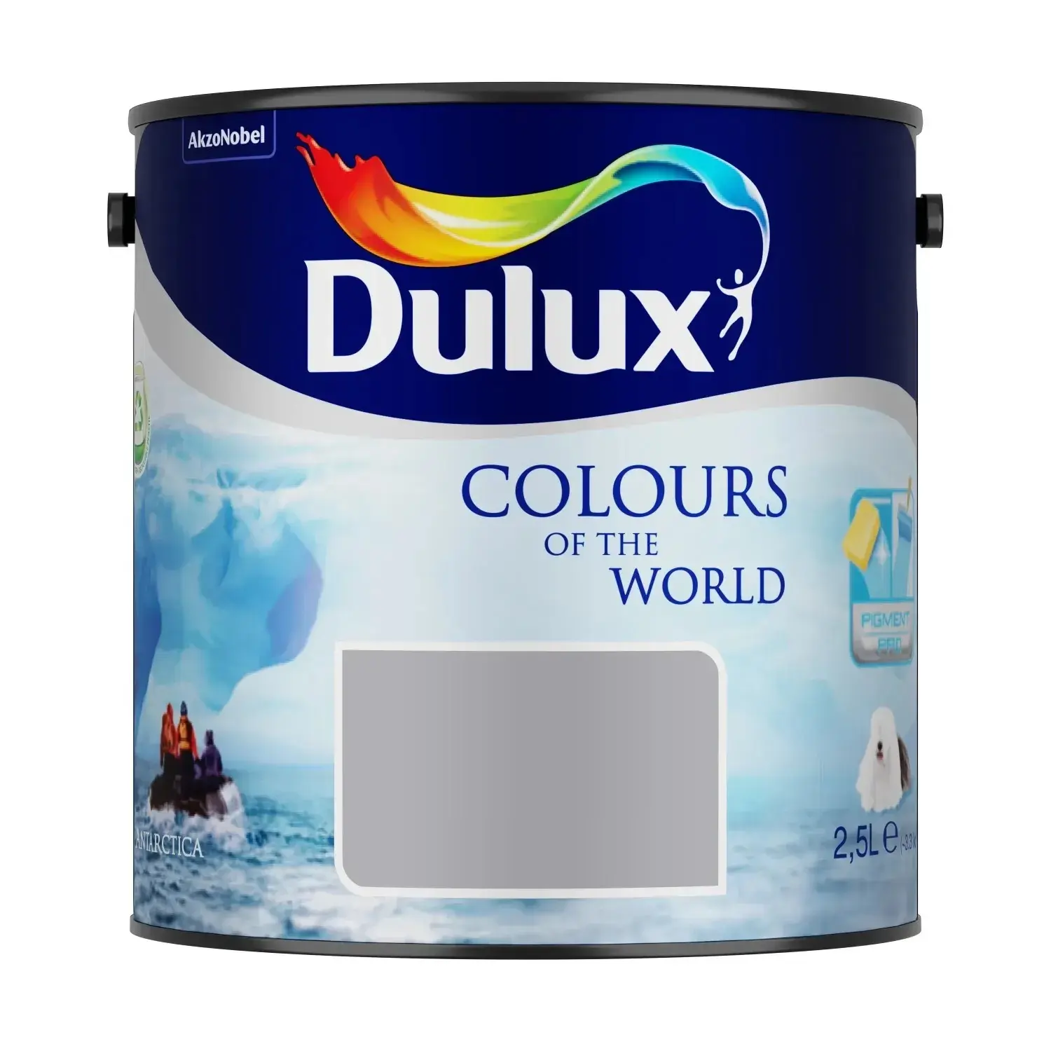 Dulux Interiérová emulzní barva Colour of the World šedá záře 2,5 l