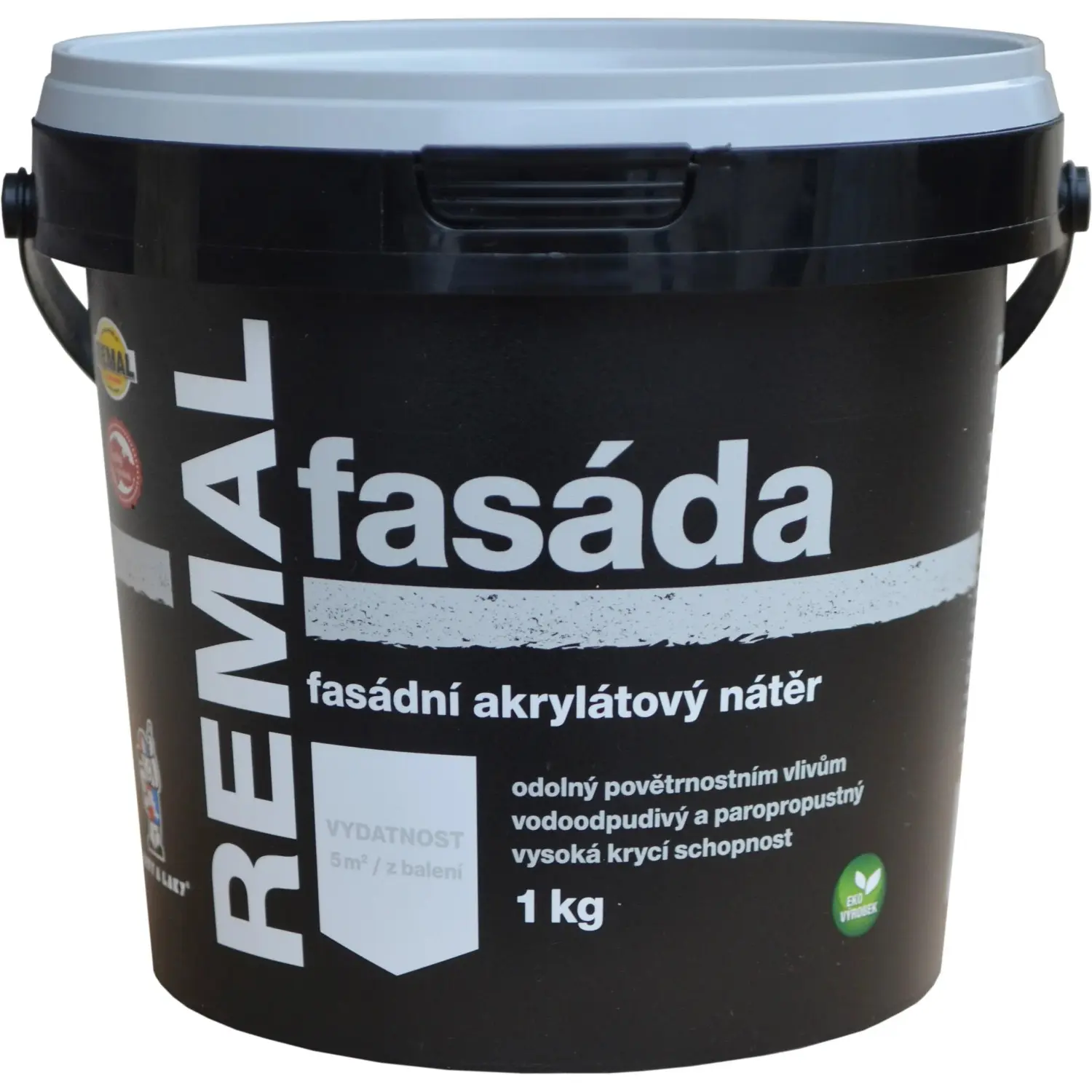 REMAL Fasádní akrylátový nátěr FASÁDA bílý 1 kg