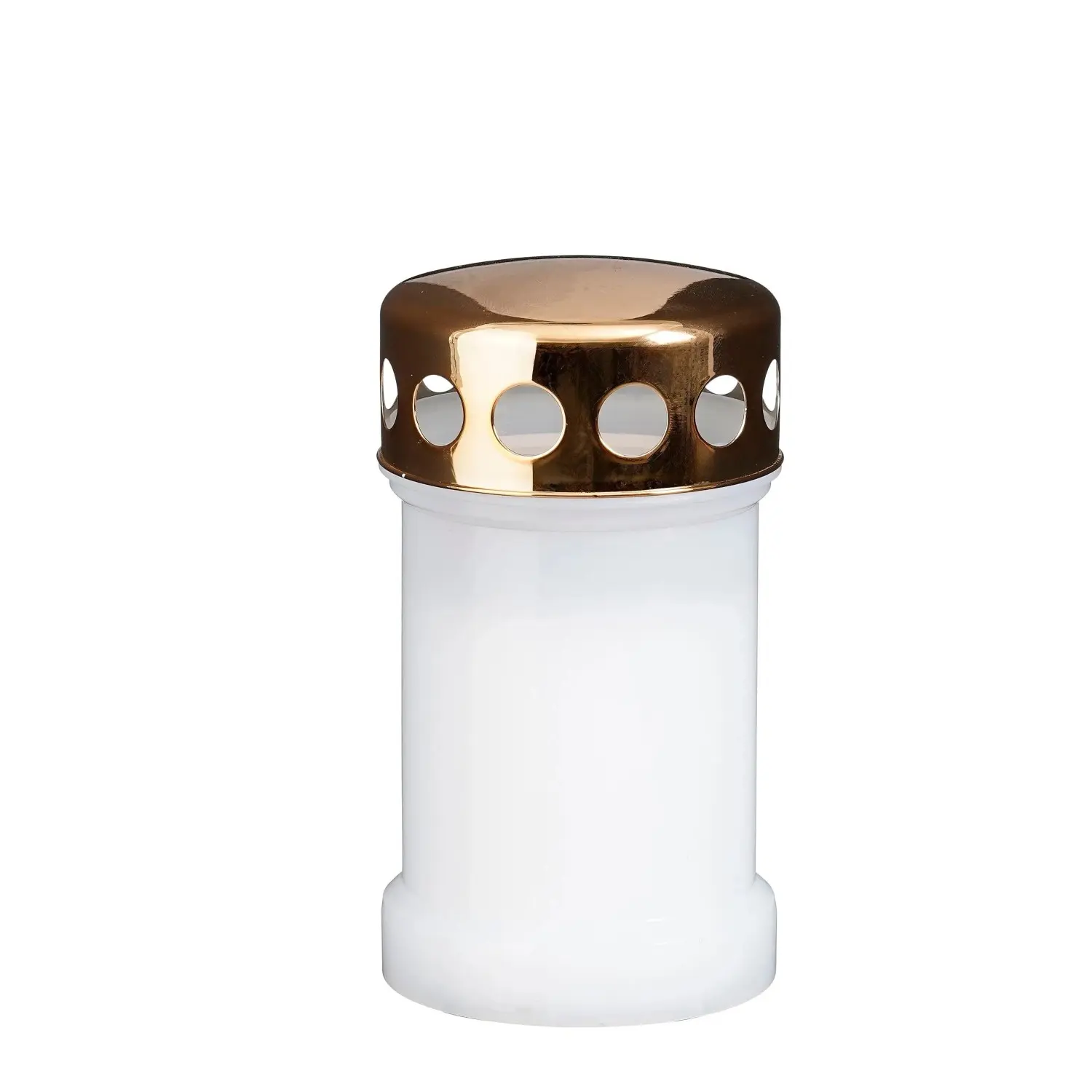 Luca Lighting LED svíčka na hrob, bílá, pr. 7,5 x 13 cm