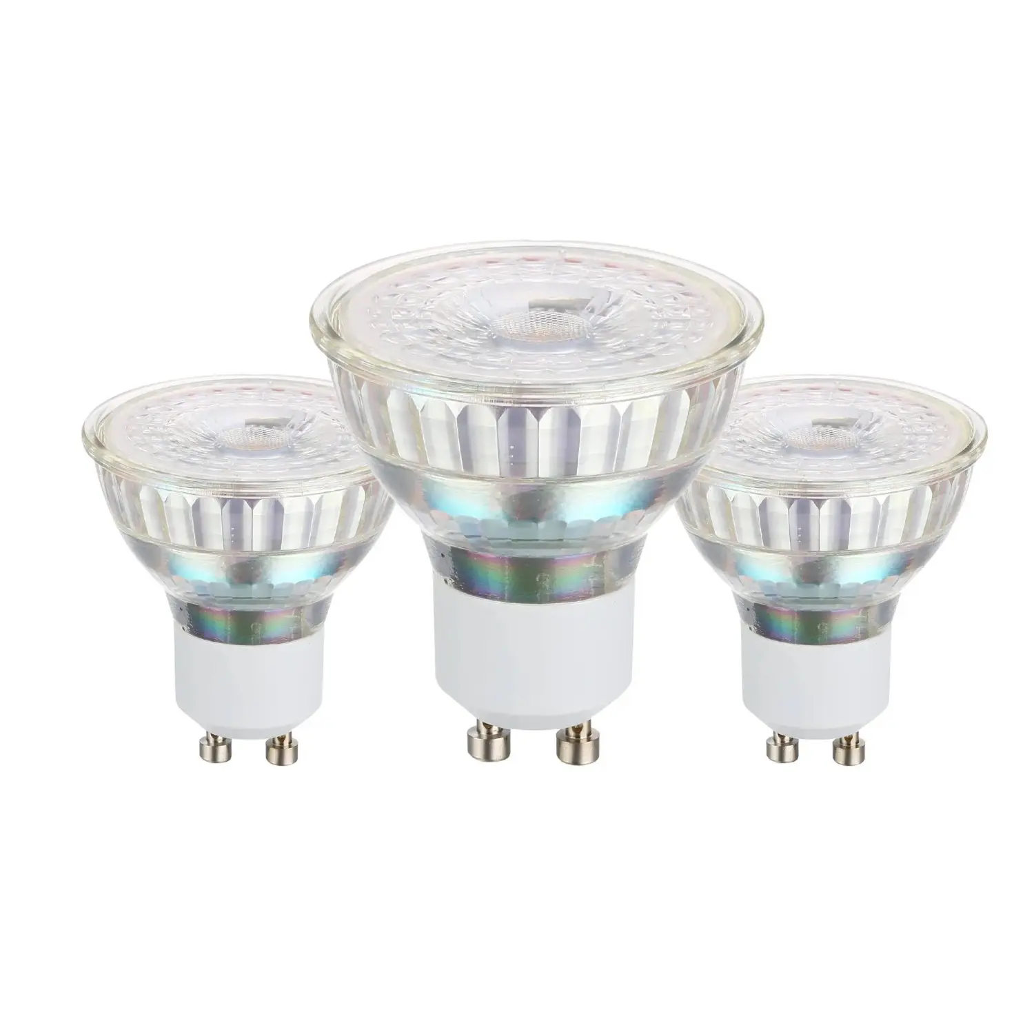 EGLO LED-SCOB žárovka GU10 4,5W 345lm 3000K pr. 50 x 52 mm, čirá, 3 ks