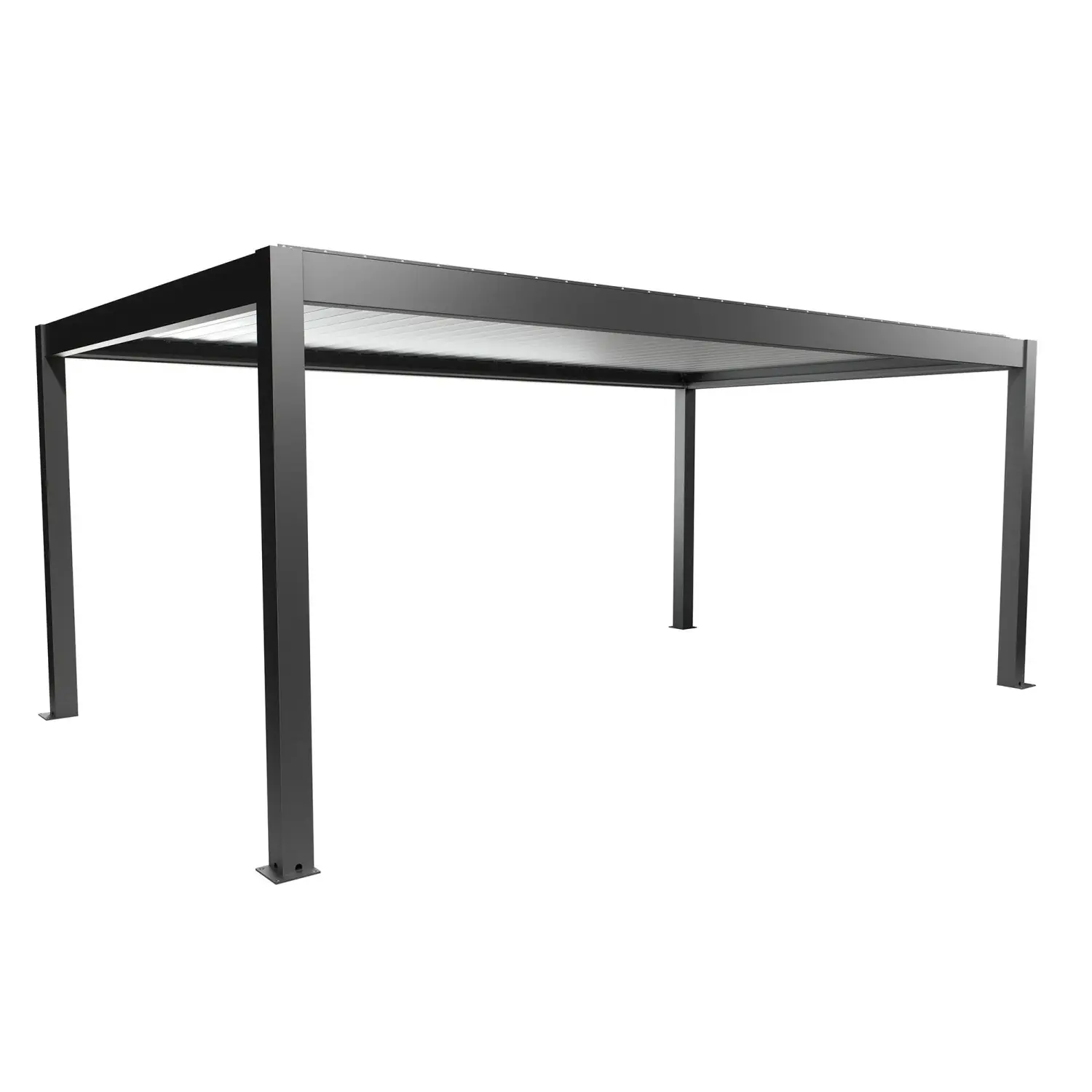 Biohort Pergola 6 x 3,5 tmavě šedá/stříbrná 608 x 367,5 cm