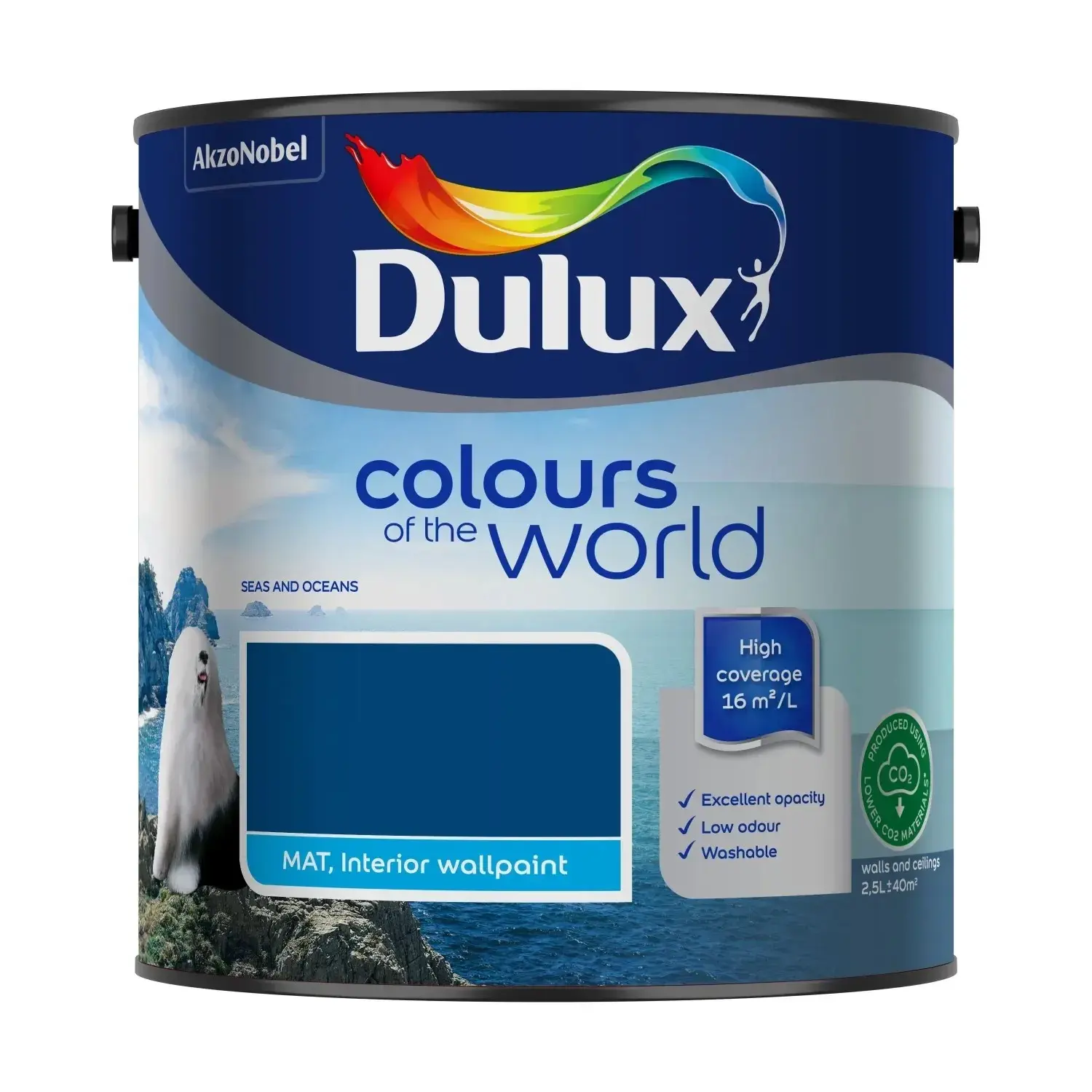 Dulux Interiérová emulzní barva Colour of the World královské indigo 2,5 l