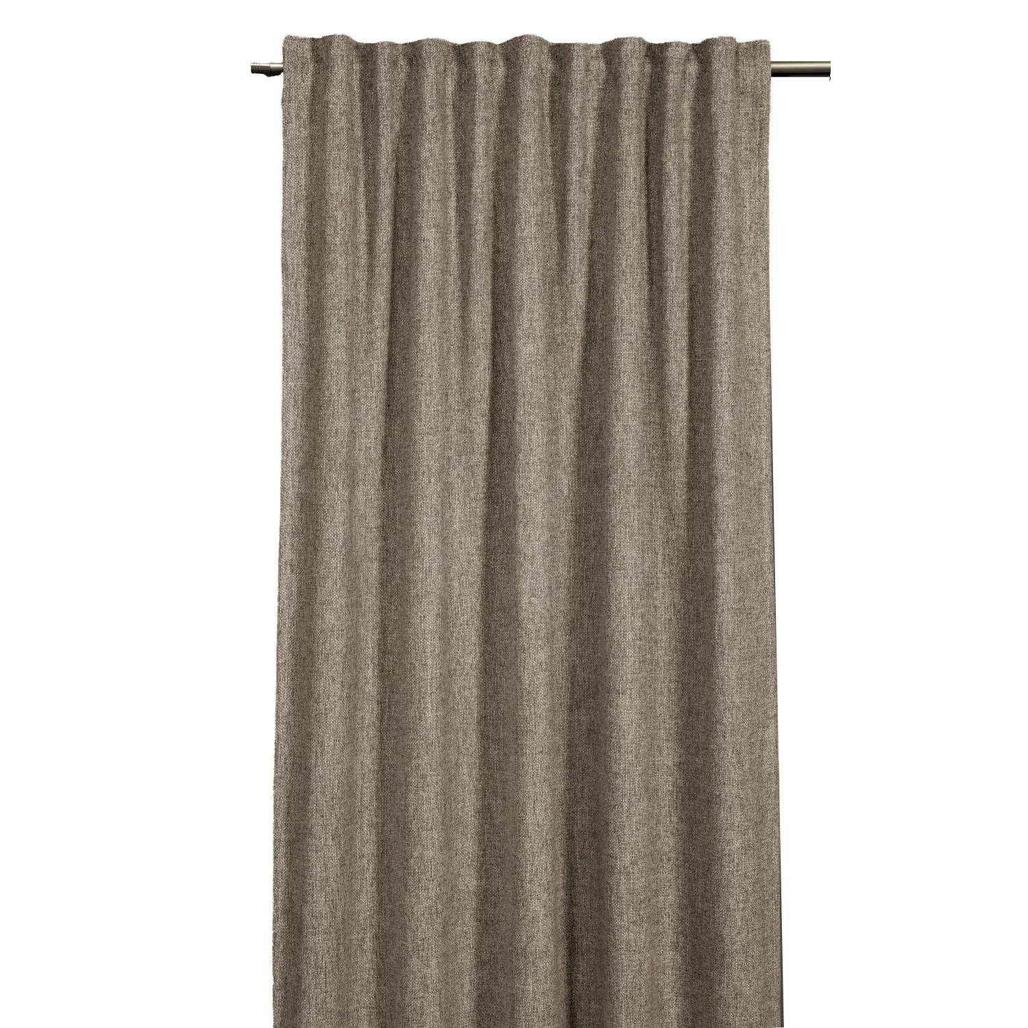 Sehlbach Závěs se skrytými poutky, Dimout fleece, hnědý, 245 x 130 cm