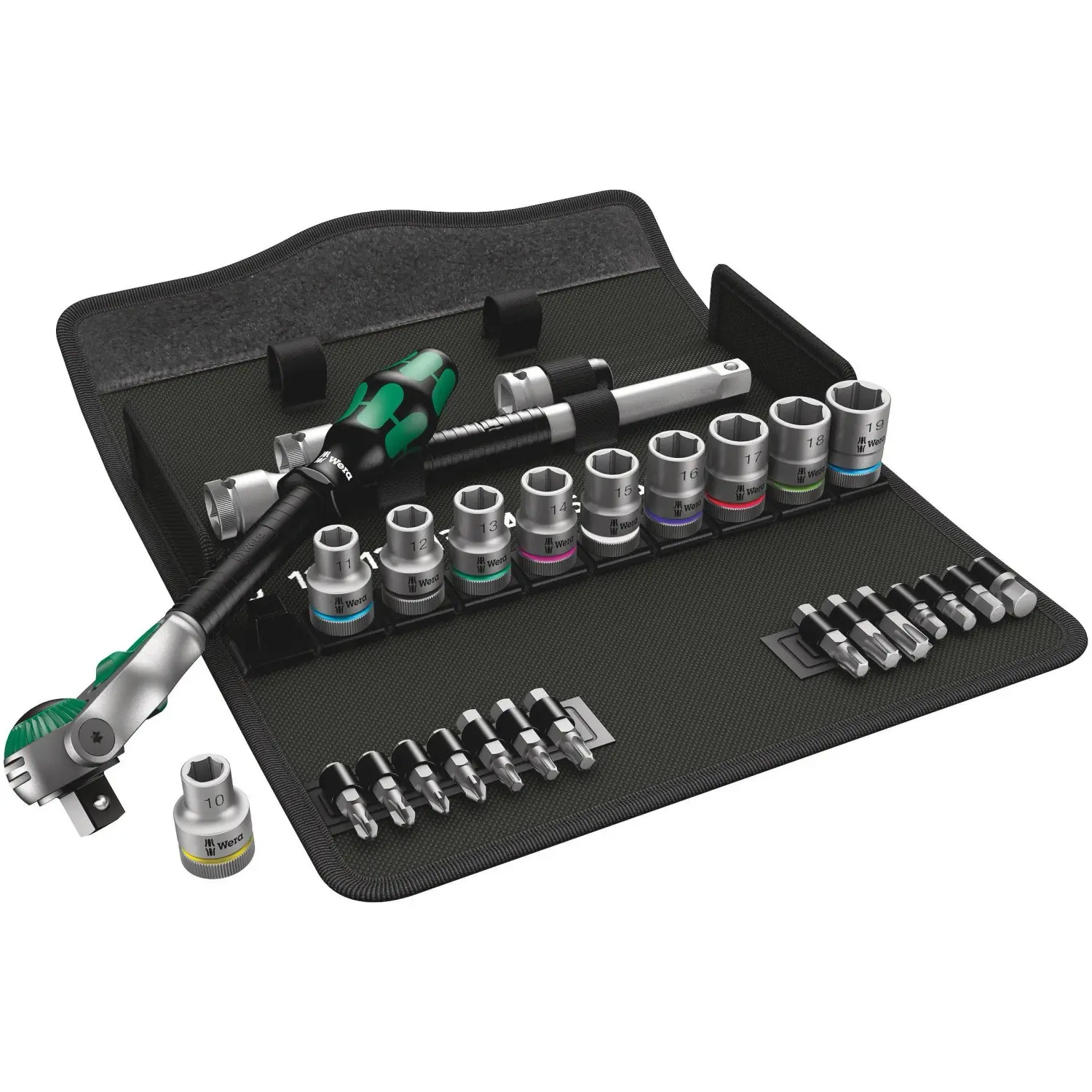 Wera Ráčnová sada Zyklop Speed 8100 SC 6, metrická, 1/2", 28dílná