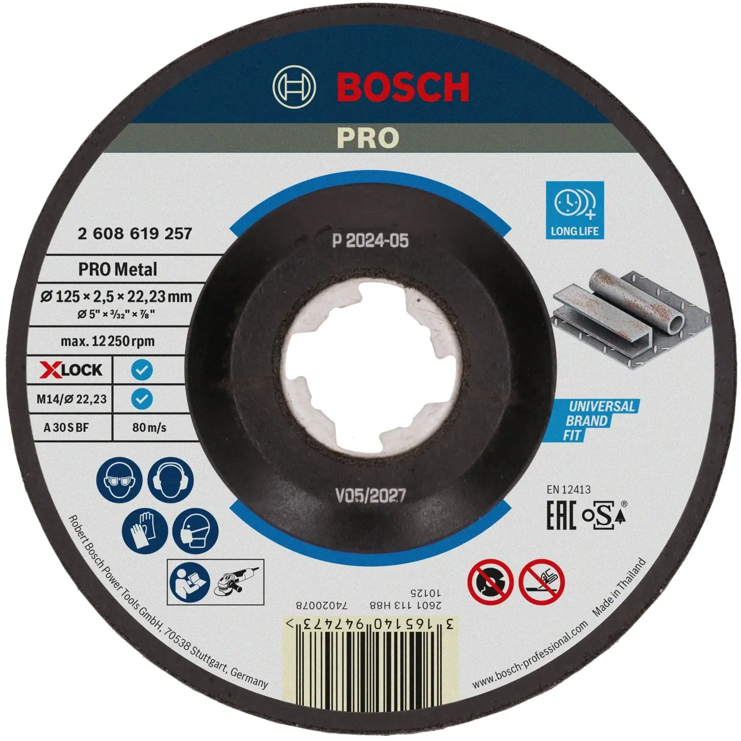 Bosch Řezací kotouč X-LOCK PRO Metal pr. 125 x 22,23 mm