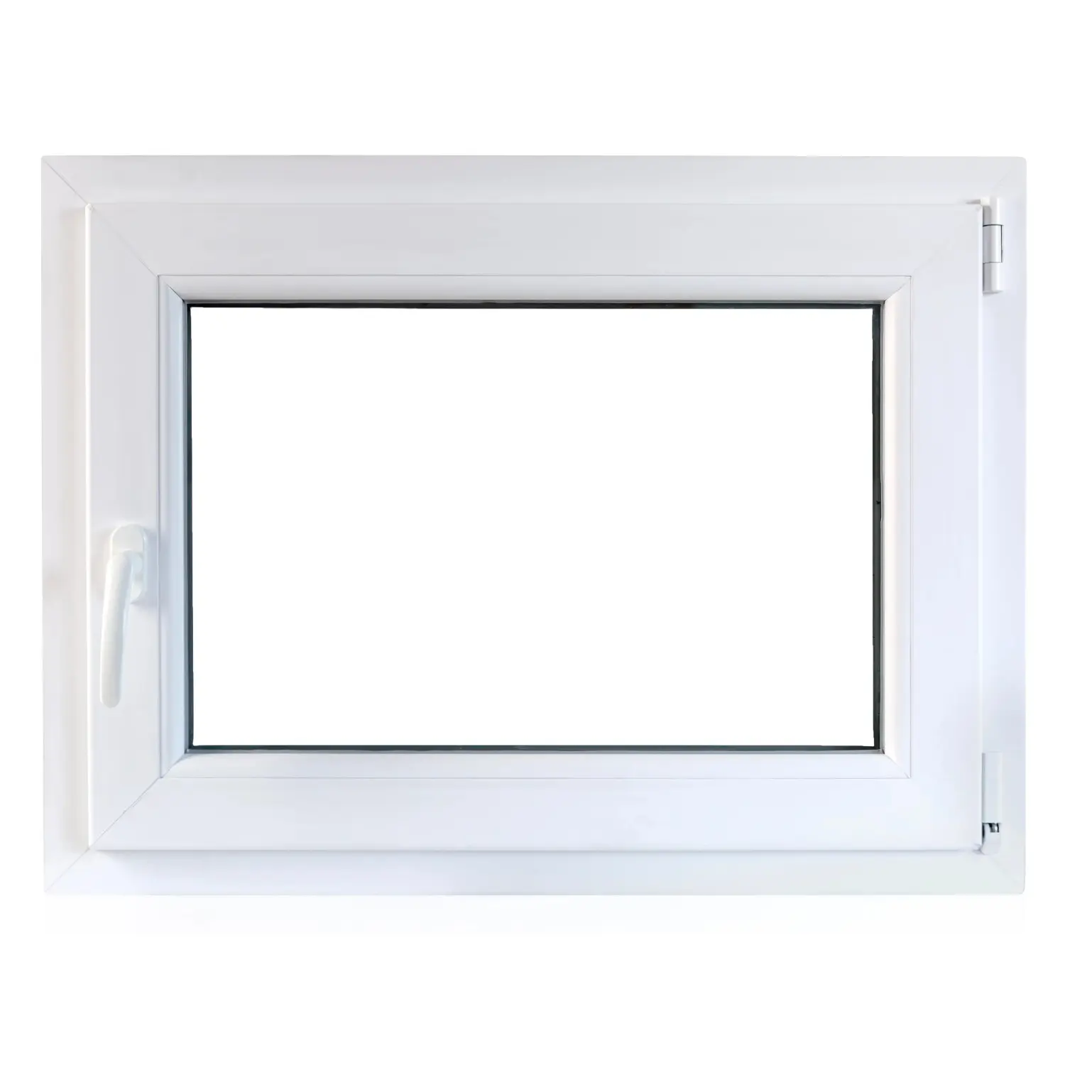 TeraGlass Okno plastové TP4000, bílé, 800 x 600 x 60 mm, L