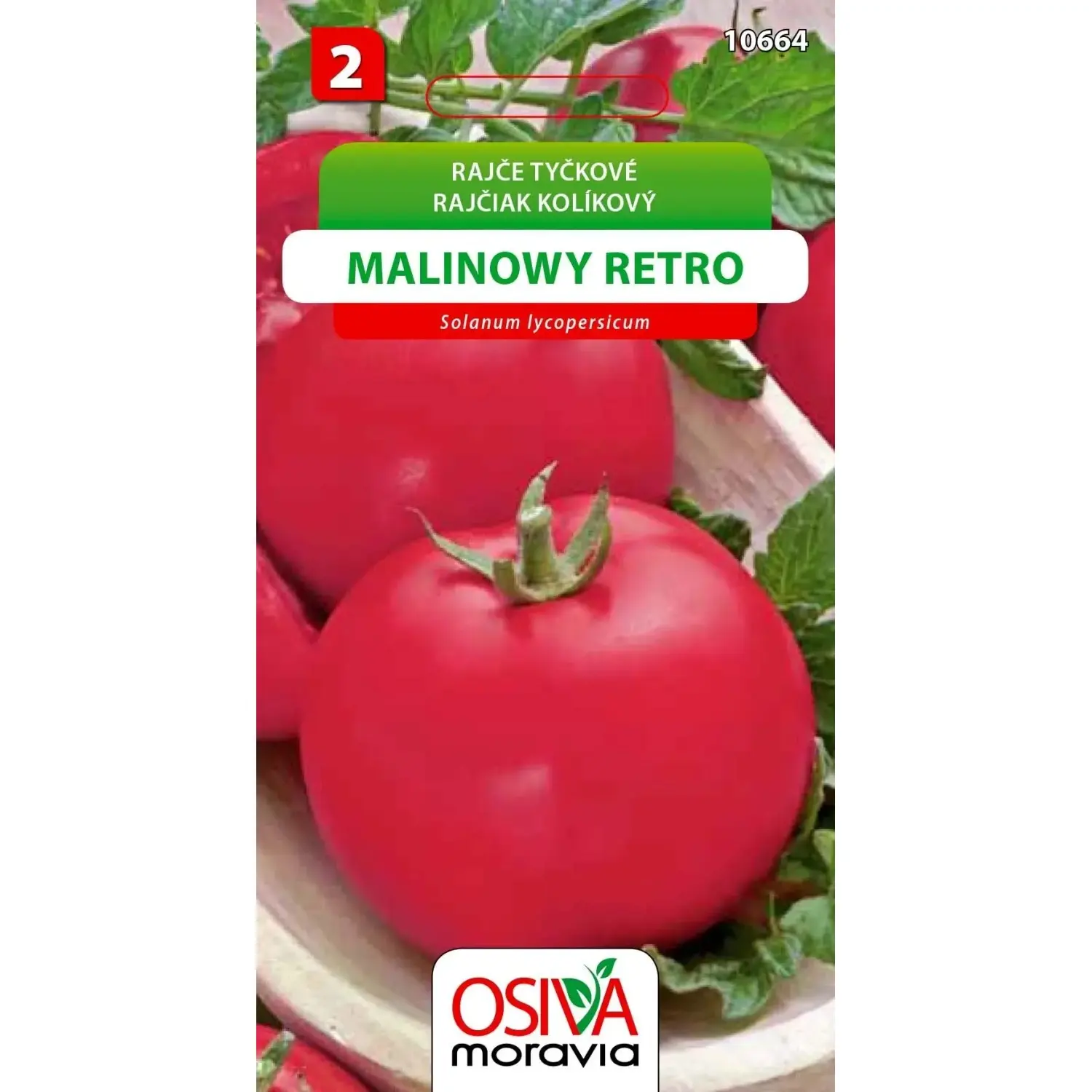 Rajče tyčkové - Malinowy Retro (Solanum lycopersicum)