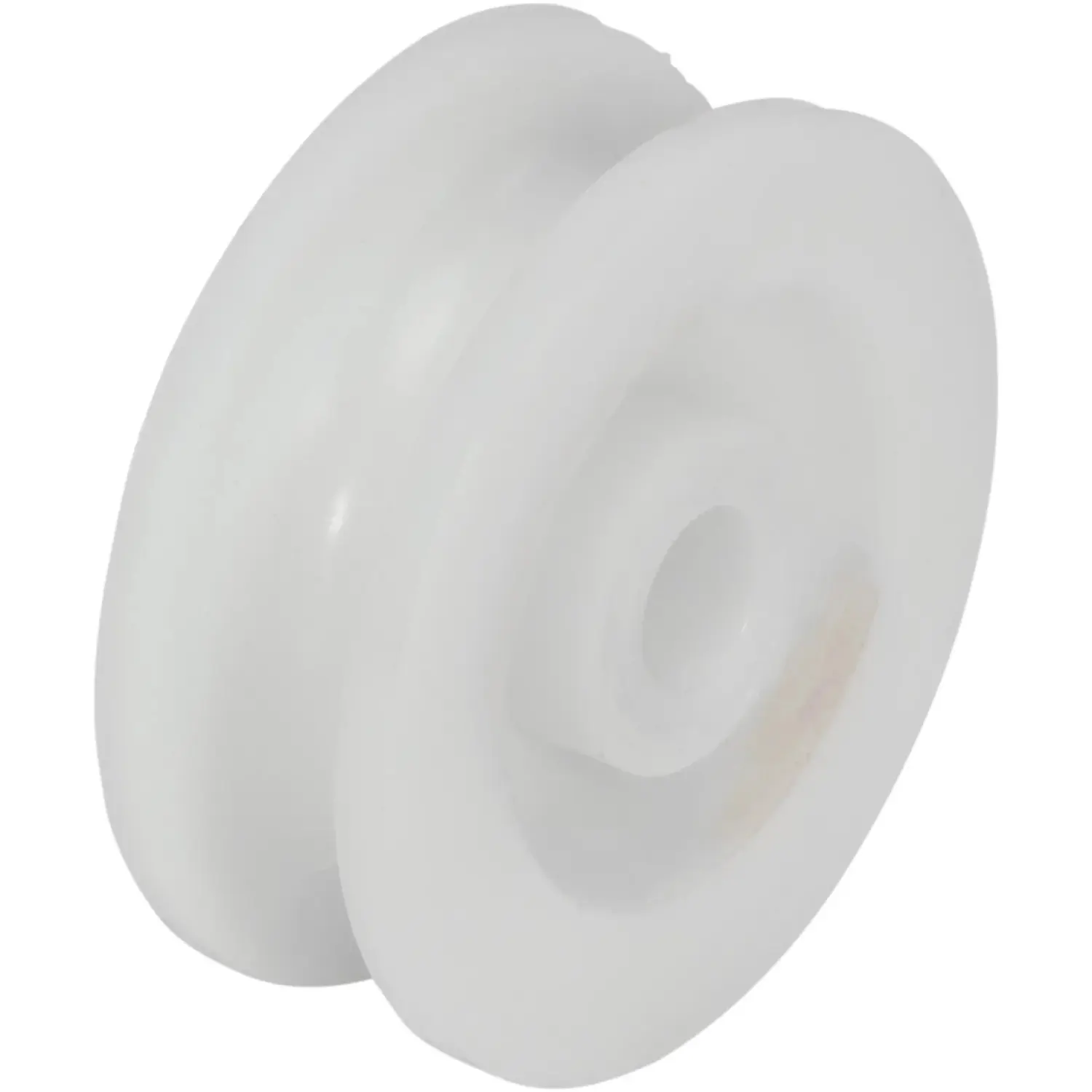 LUX-TOOLS Lanová kladka s kluzným ložiskem plastová bílá, pr. 40 mm