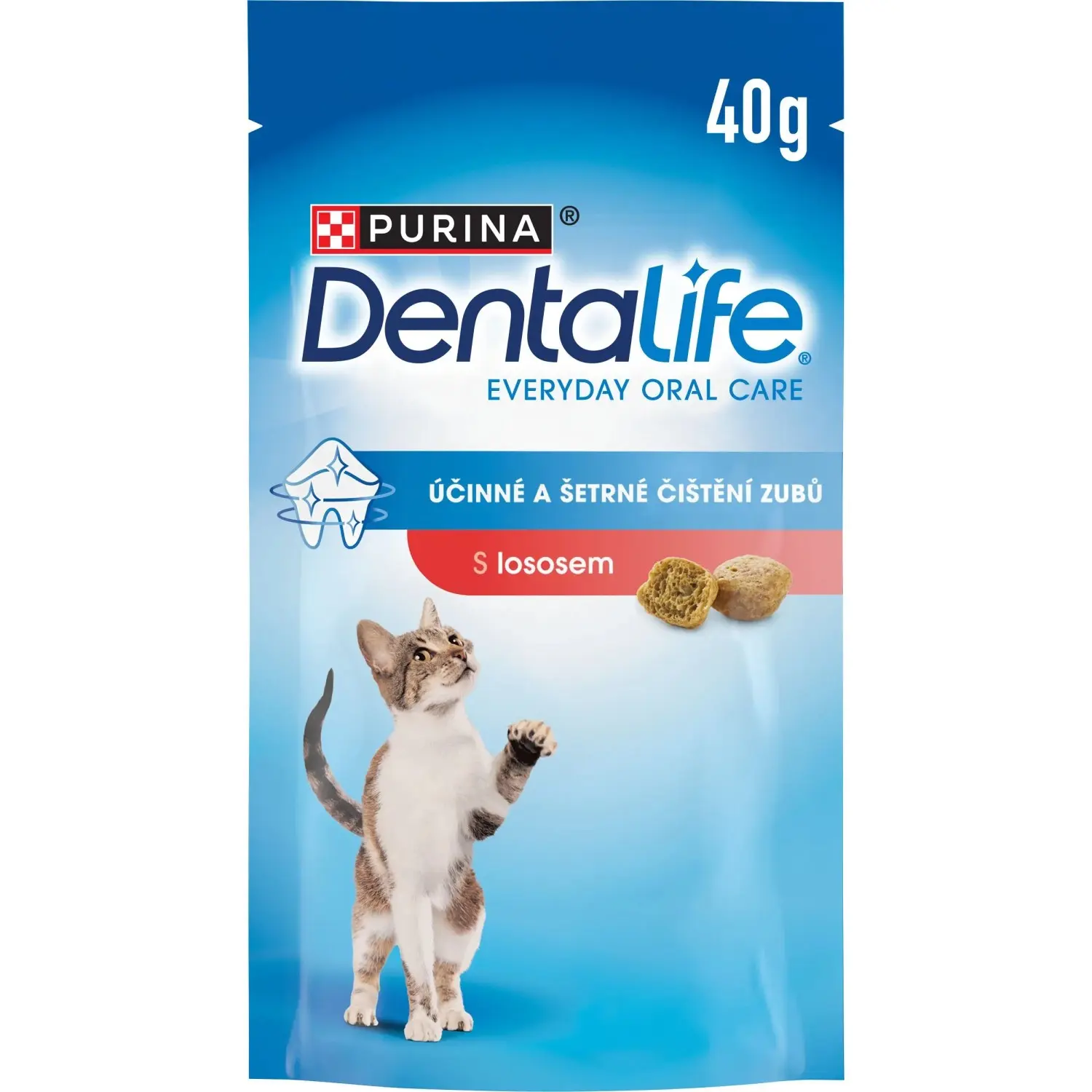 PURINA Dentalife Pamlsky pro kočky losos 40 g