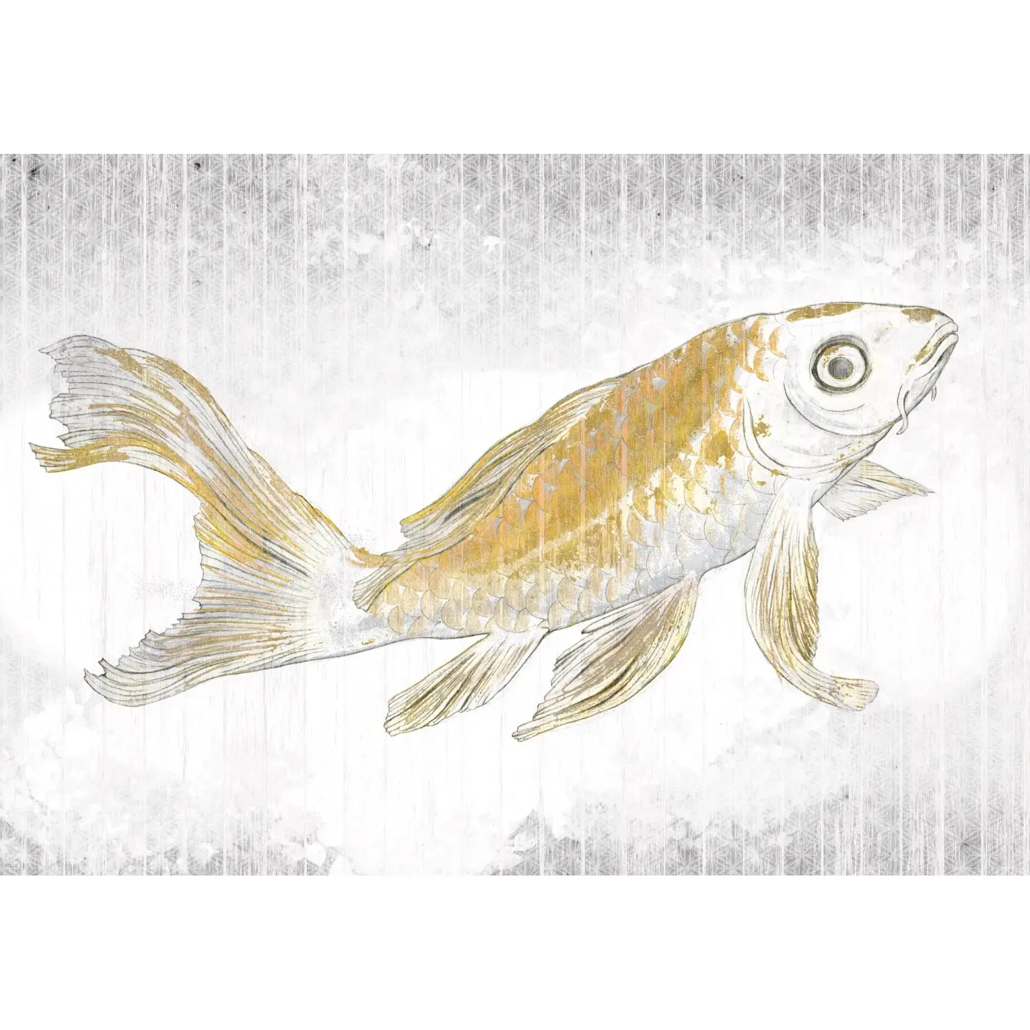 Komar Vliesová fototapeta Golden Koi 400 x 280 cm