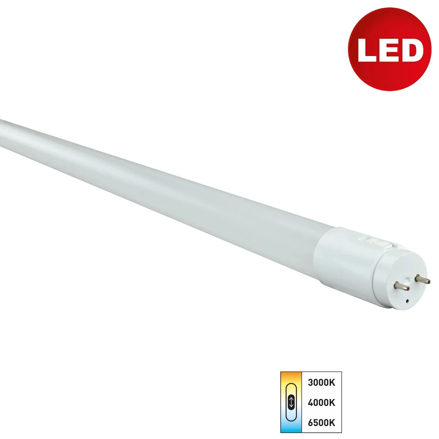 e2 elektro LED zářivka Tune M T8 G13 18W 3000lm 3000/4000/6500K pr. 26 x 1200 mm