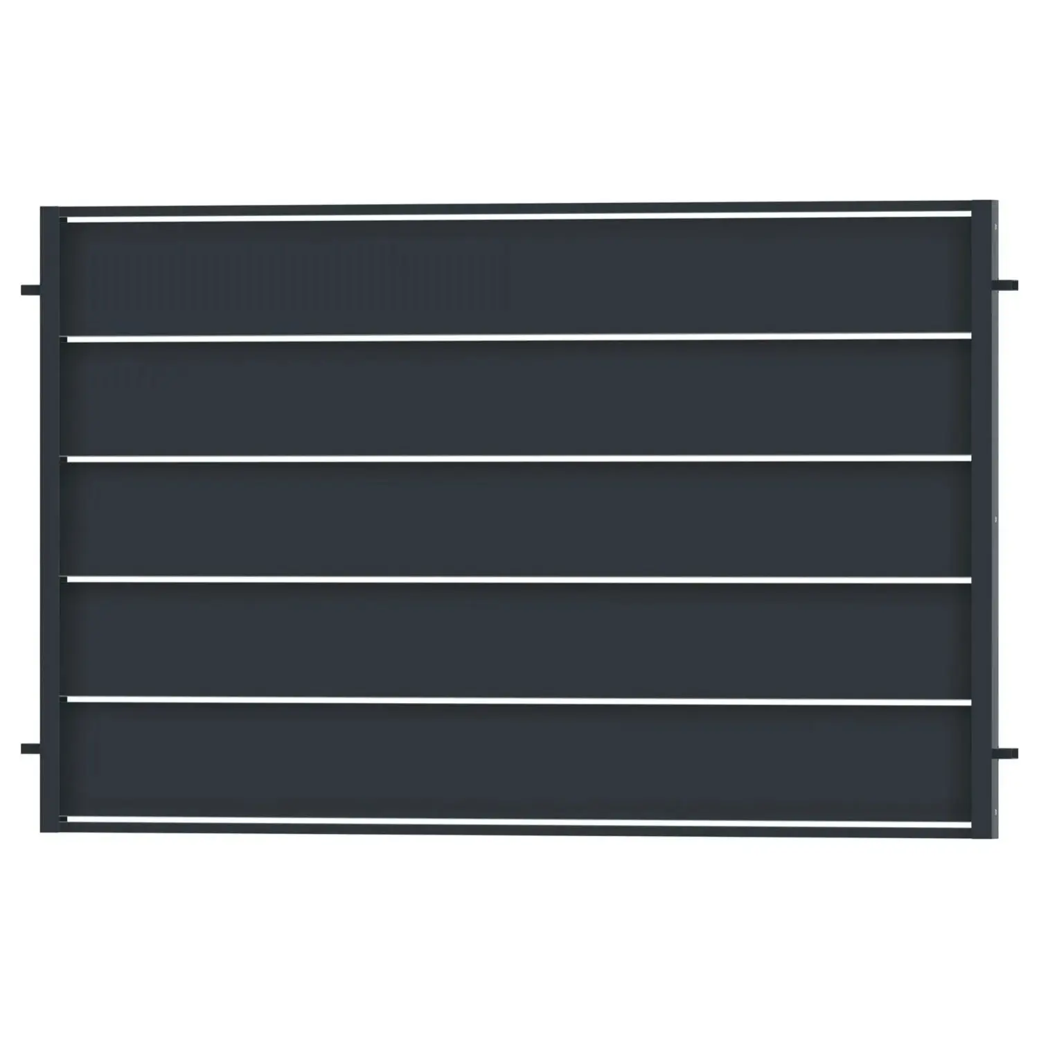 JARMEX Plotové pole NOVARA, antracit RAL7016, 1200 x 2000 mm