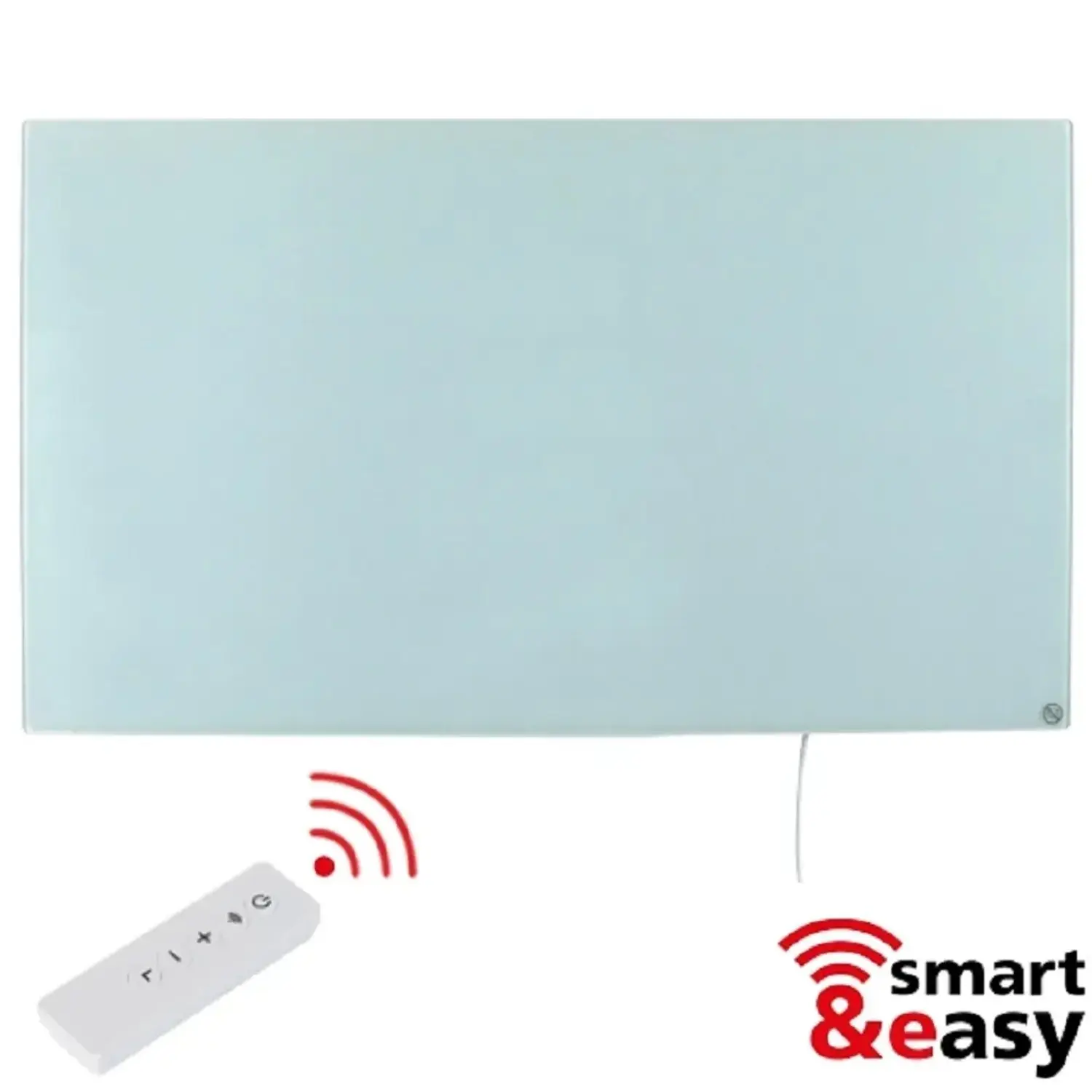e2 Infračervený topný panel INFRAe2 smart&easy crystal M 500W, 850 x 500 x 55 mm