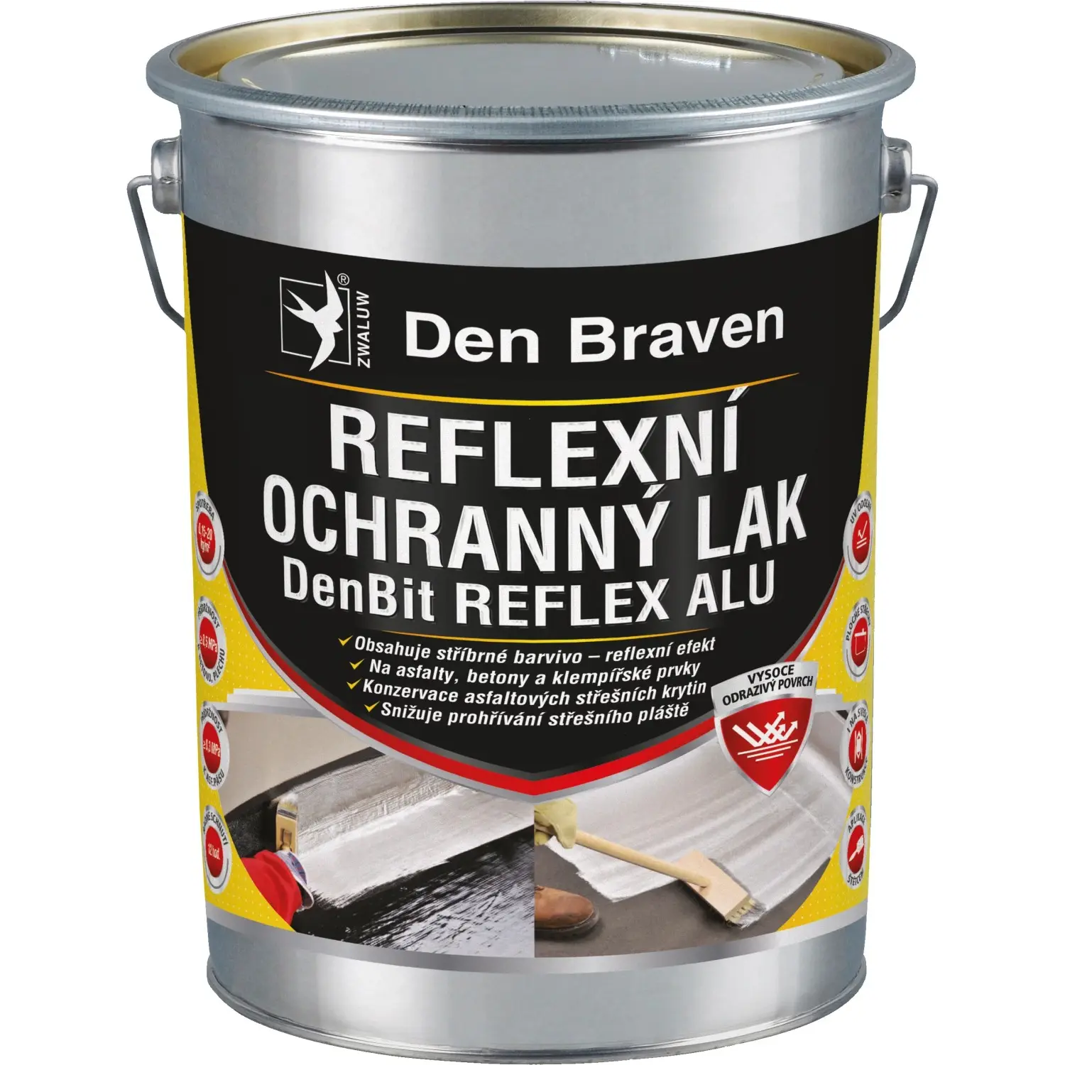 Den Braven Reflexní ochranný lak DenBit REFLEX ALU Barva: stříbrná, v balení: