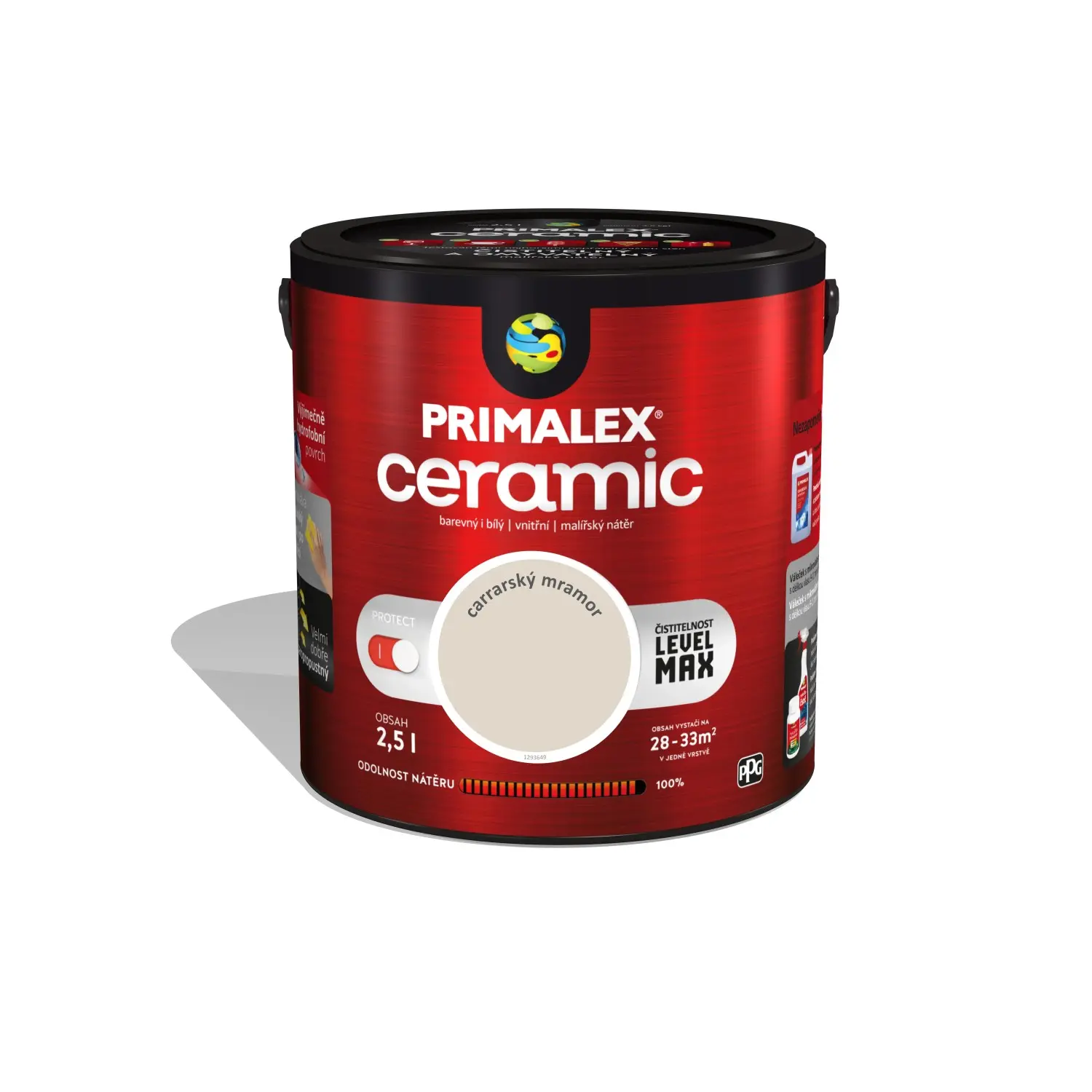 PRIMALEX Vnitřní malířský nátěr Ceramic Carrarský maramor 2,5 l