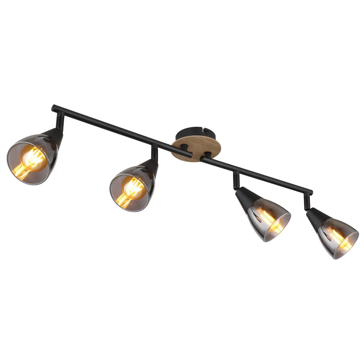 GLOBO Bodové stropní svítidlo MUBBY 4 x E14 max. 25 W, 600 x 100 x 190 mm