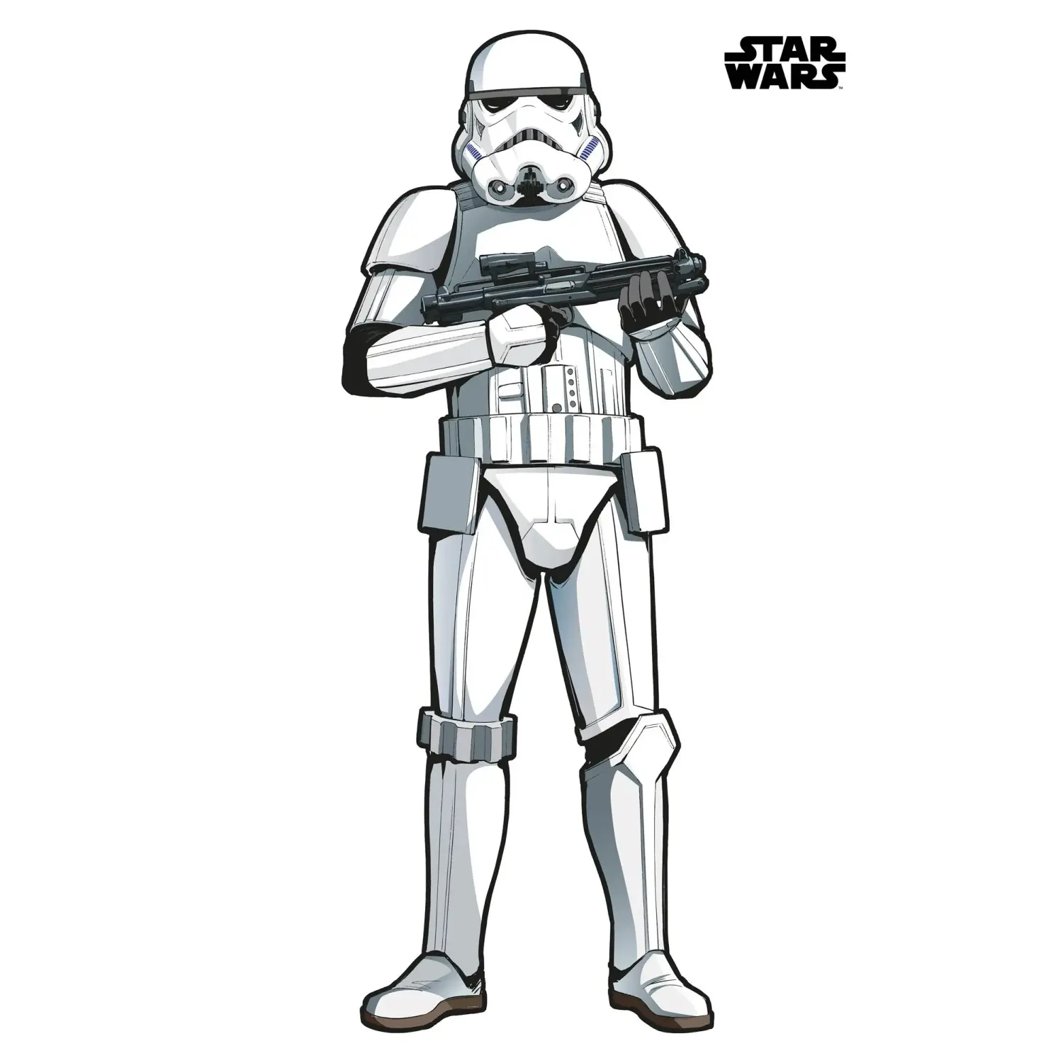 Komar Samolepicí vliesová fototapeta Star Wars XXL Stormtrooper 127 x 188 cm