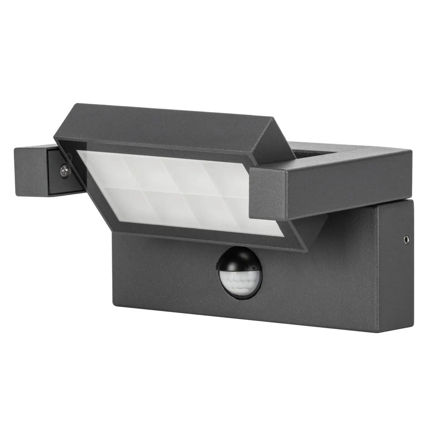 Venkovní svítidlo LUISA SENZOR 12W 1000lm 4000K IP65 antracit 170 x 90 x 112 mm
