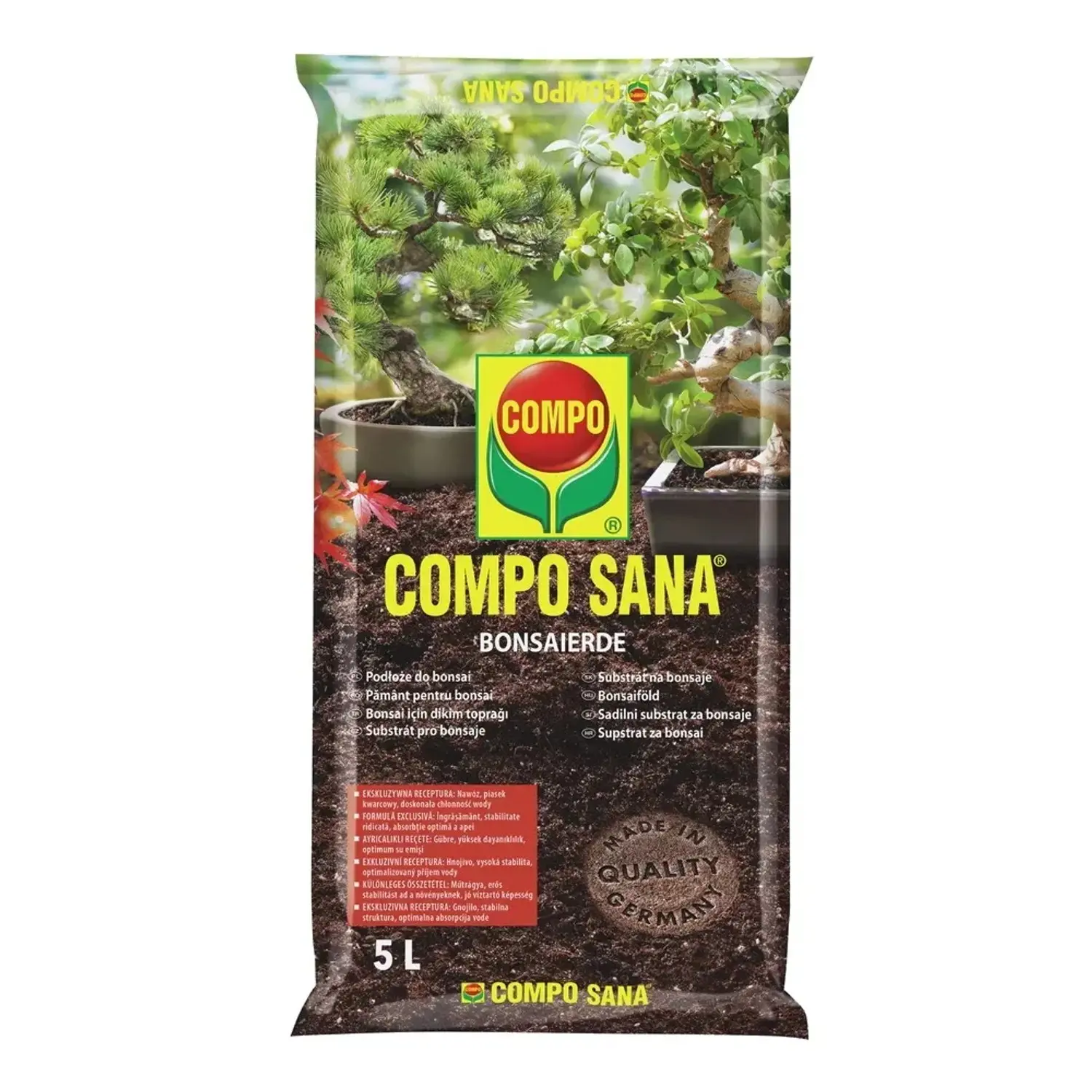 COMPO SANA Substrát pro bonsaje 5 l