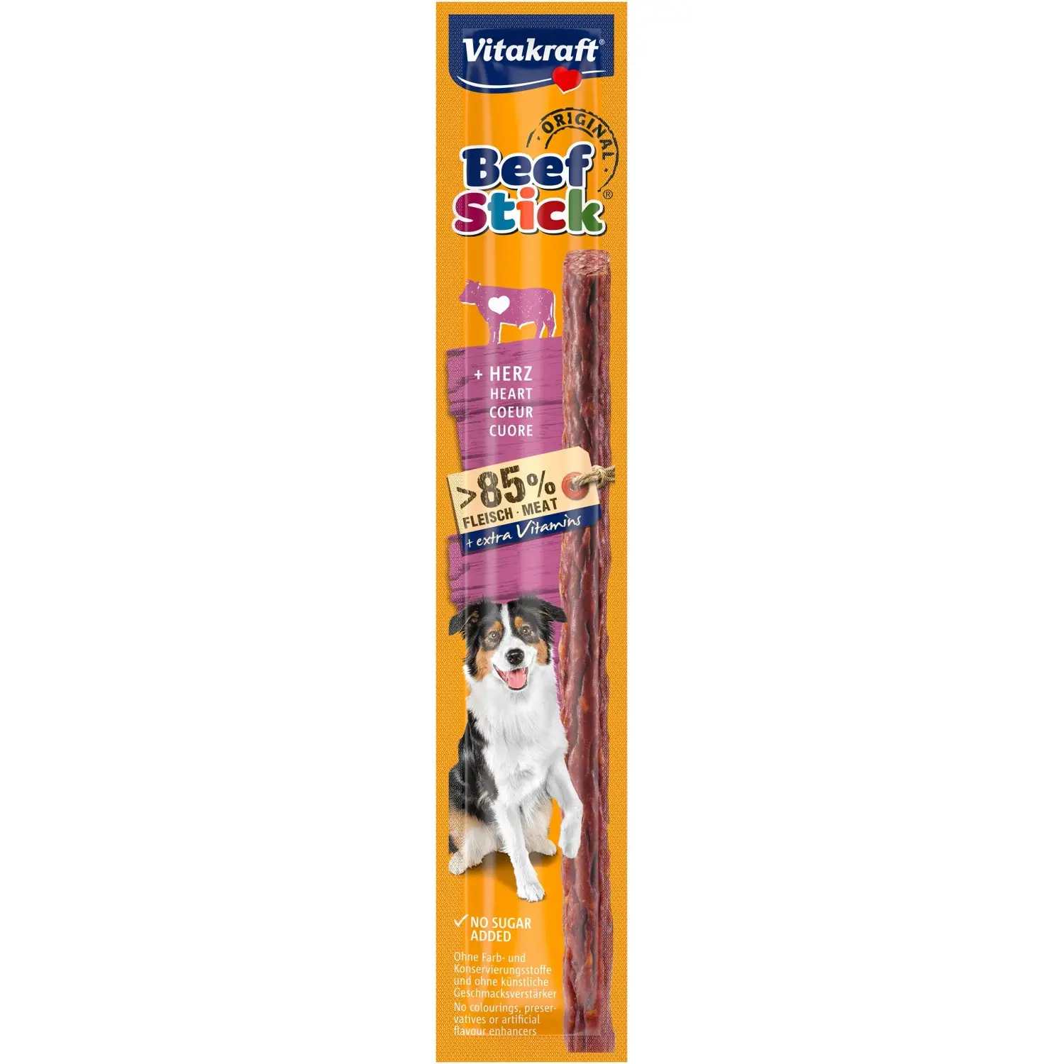 Vitakraft Pochoutka pro psy Beef Stick Heart, 12 g