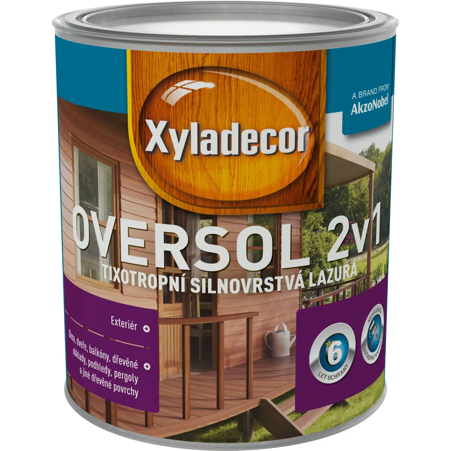 Xyladecor Oversol 0,75l bílý krycí