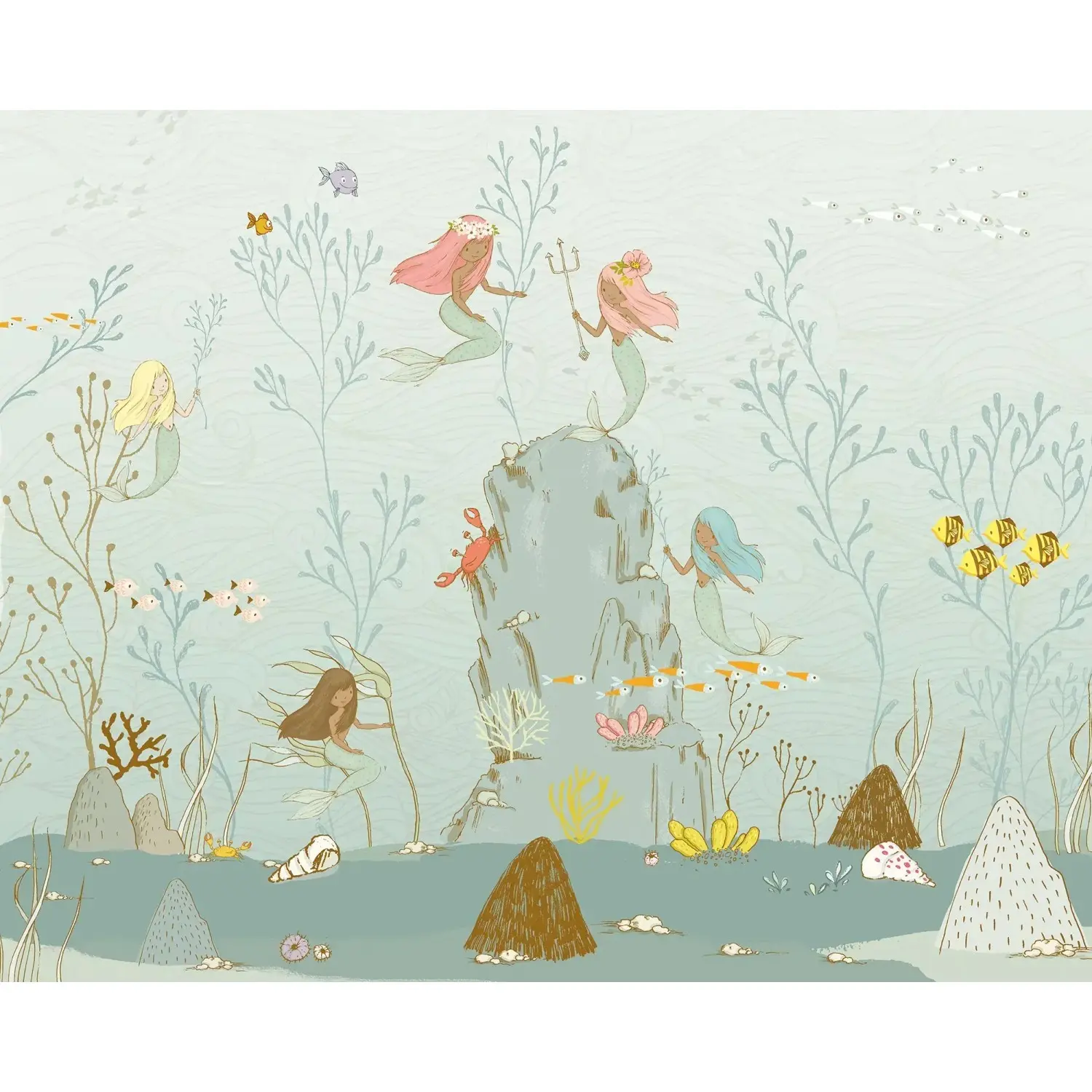 Komar Vliesová fototapeta Mermaids 350 x 280 cm