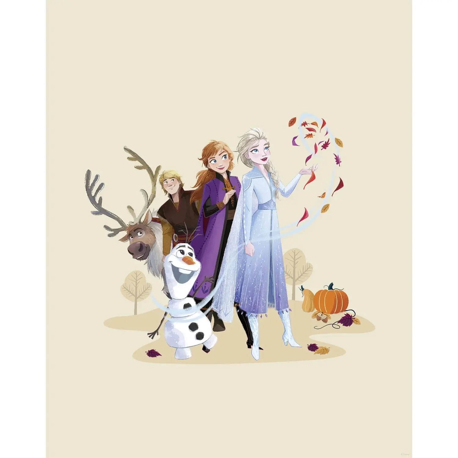 Komar Plakát Disney Frozen Autumn Feeling 40 x 50 cm