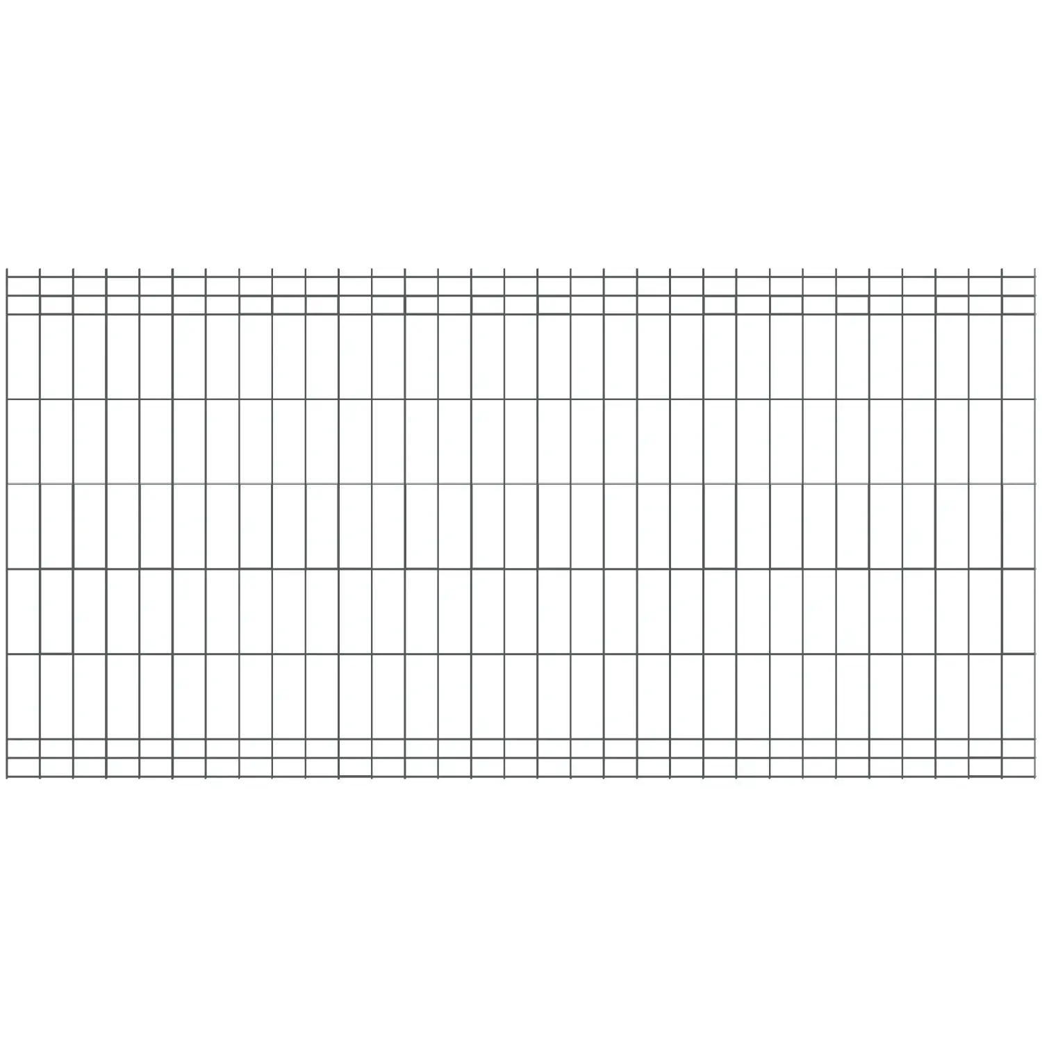 JARMEX Plotové pole PPS RAL 7016 antracitové 123 x 250 cm