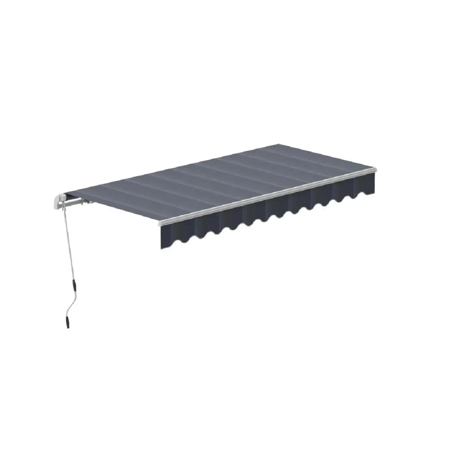 OBI Markýza s kloubovými rameny Aventura modro-šedá 300 x 200 cm
