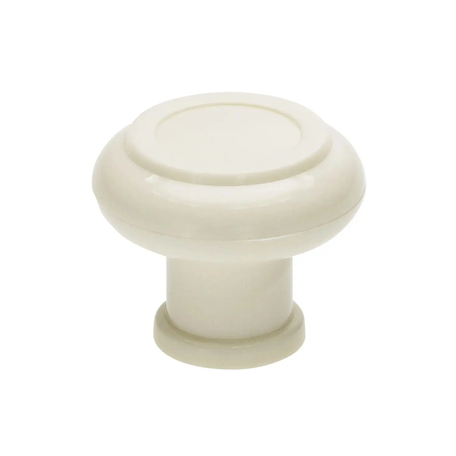 Siro Nábytková knopka SM447 kulatá, plastová bílá 32 mm