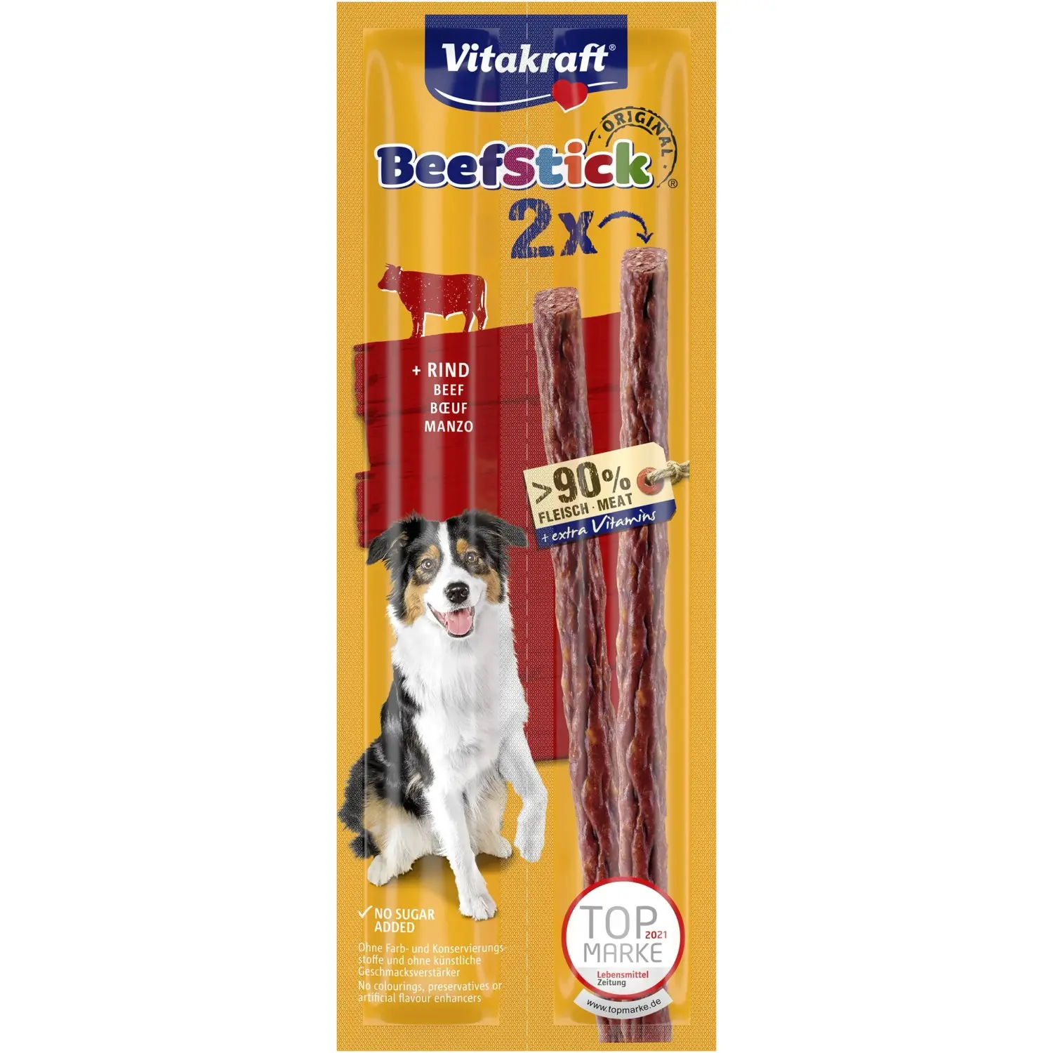 Vitakraft Pochoutka pro psy Beef Stick hovězí 2 ks