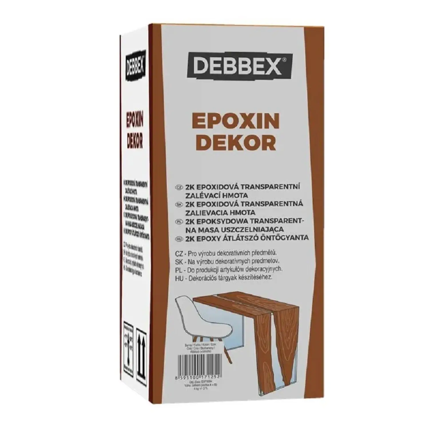 DEBBEX 2K Epoxidová transparentní zalévací hmota EPOXIN DEKOR 1 kg