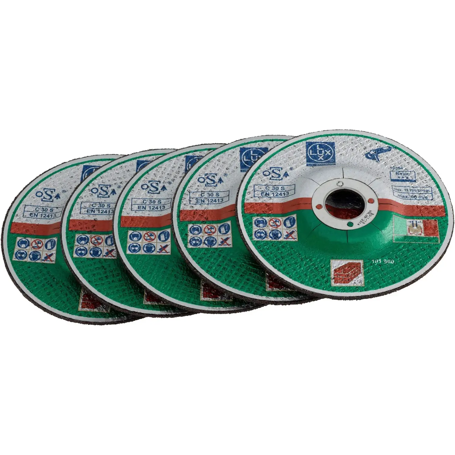 LUX-TOOLS Řezný kotouč na kámen pr. 230 x 3,0 x 22,23 mm, 5 ks