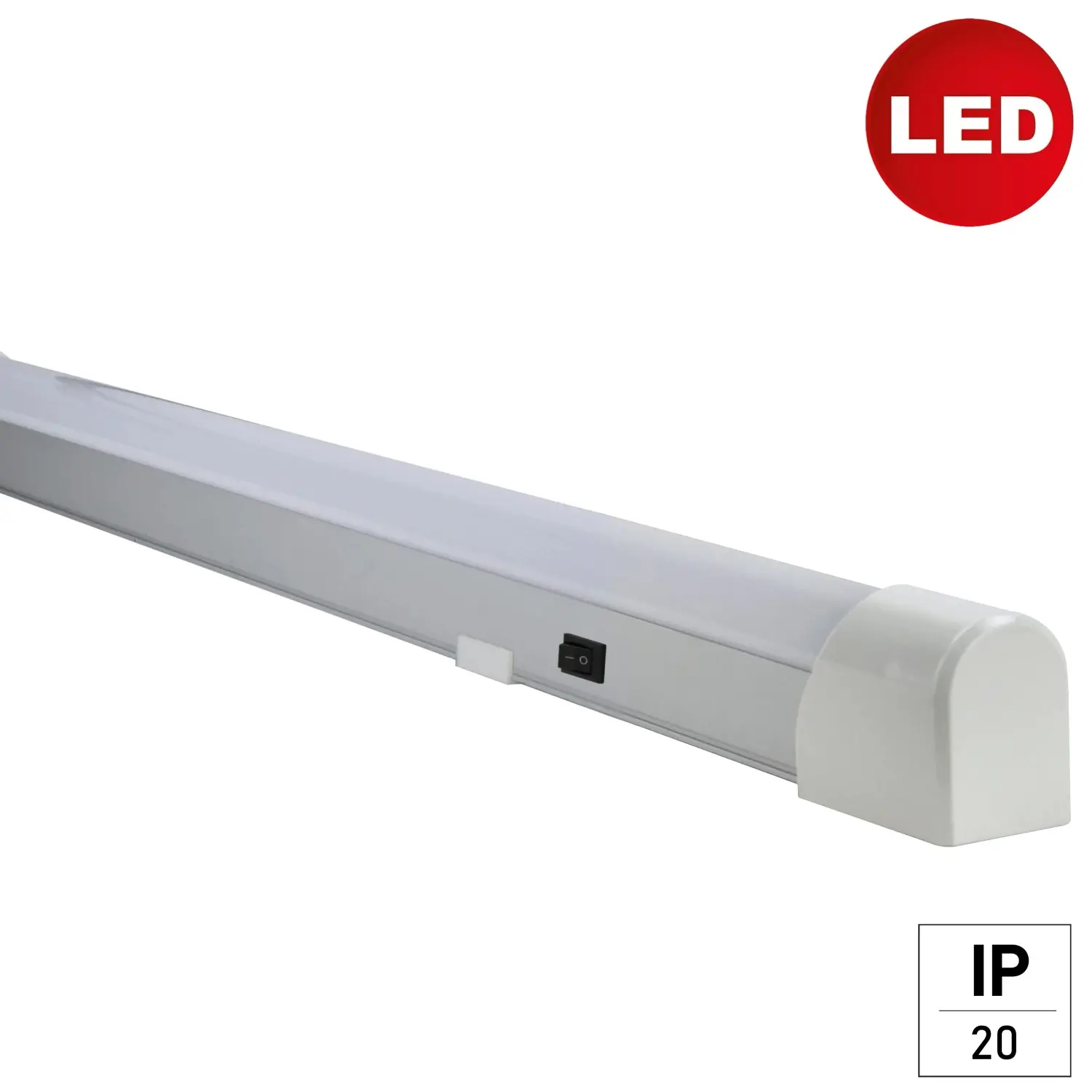 E2 Podlinkové LED svítidlo s vypínačem Base Switch 10W 1300lm 4000K, 60x3x4,2 cm