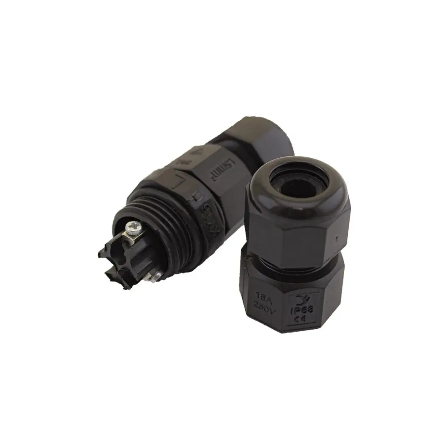 FK Technics Šroubovaná kabelová spojka MINI IP68, typ I, 3x1,5mm2, 250V/16A