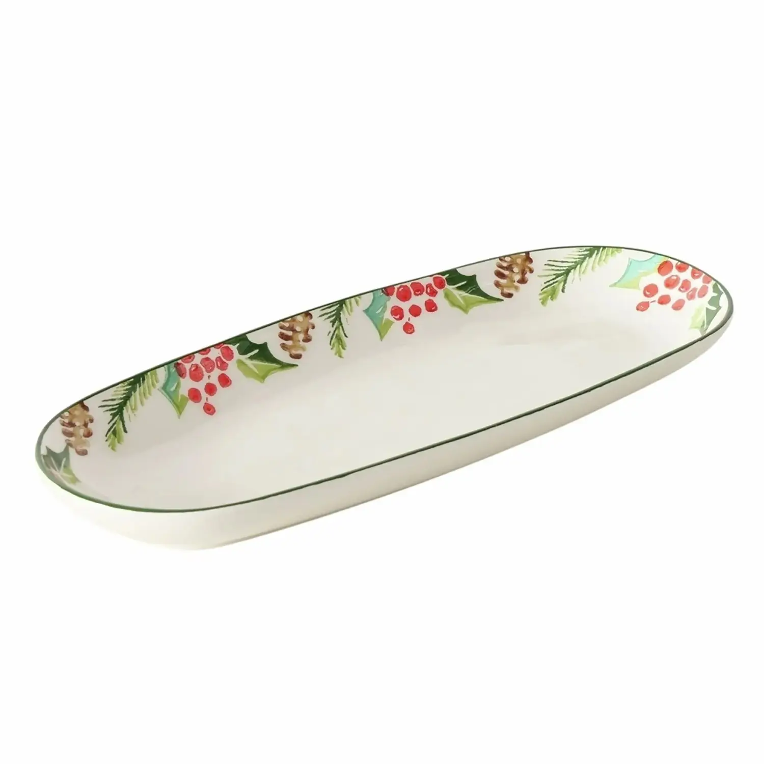 Boltze Servírovací talíř Garland oválný, 35 x 15 x 3,5 cm