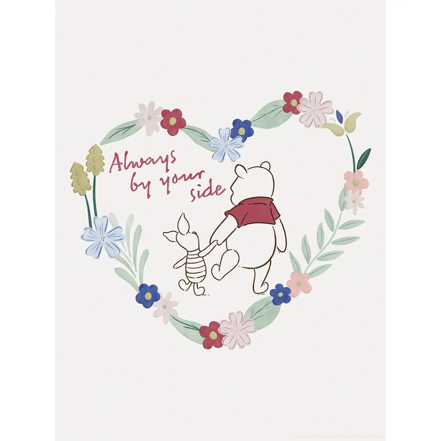 Komar Plakát Disney Winnie the Pooh Always by Your Side 30 x 40 cm