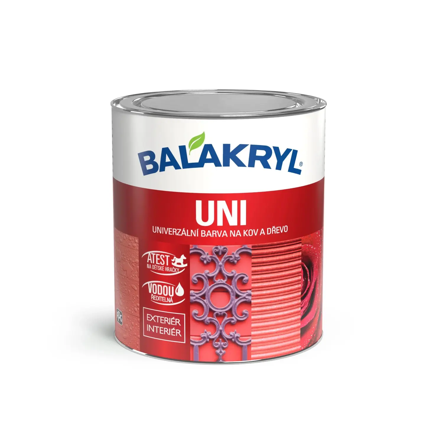 BALAKRYL Univerzální barva na kov a dřevo UNI LESK 0620 žlutá 0,7 kg