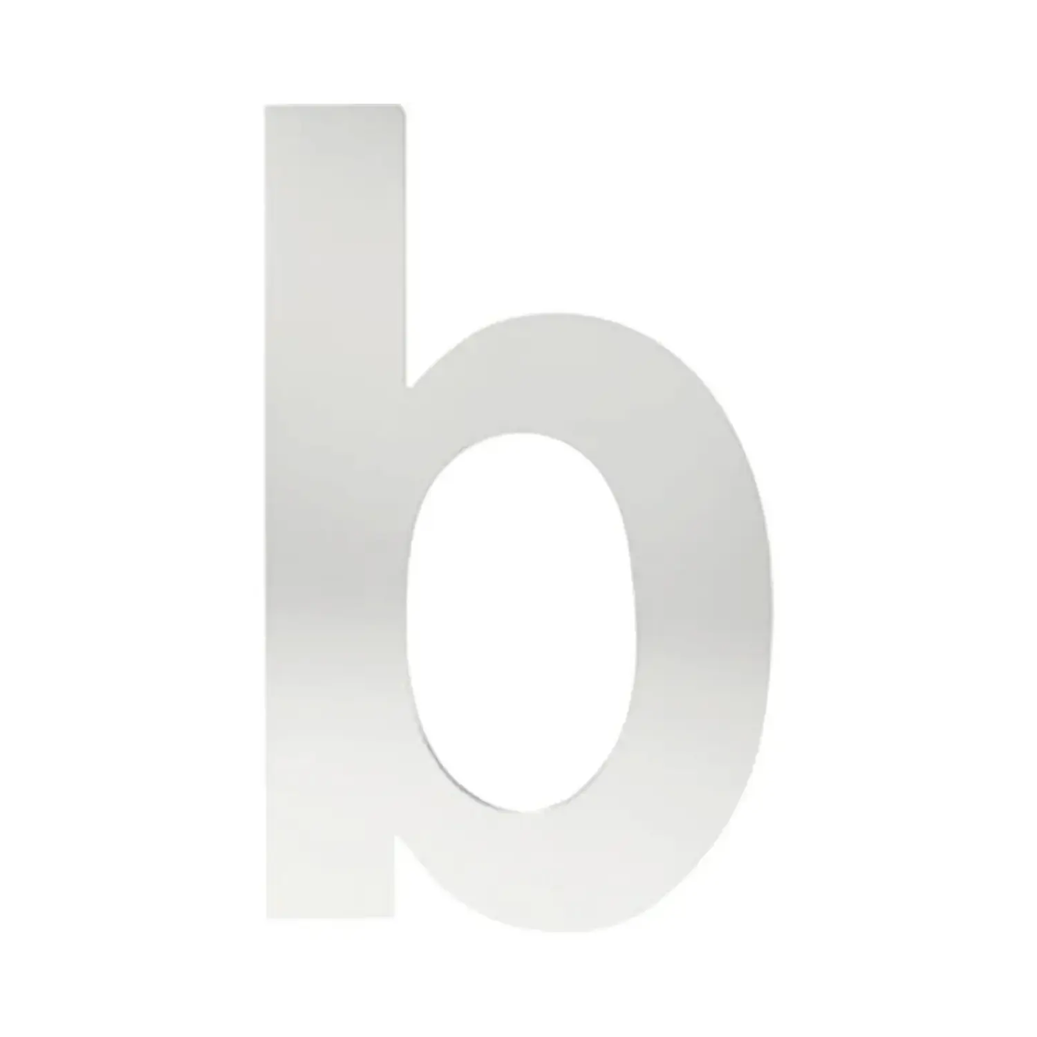 COBRA Písmeno B - 15 cm, nerez