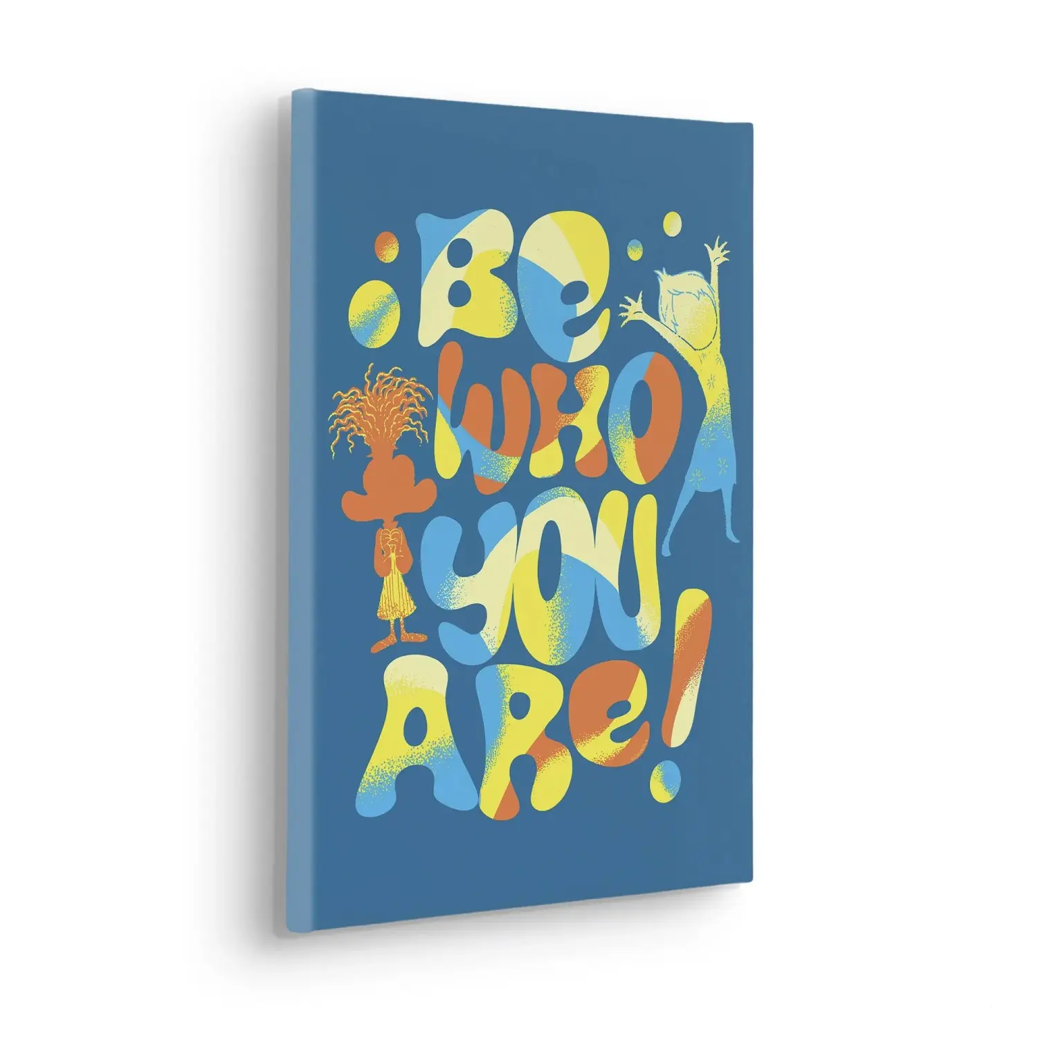 Komar Nástěnný obraz na rámu Disney and Pixar Inside Out Be Who You Are 30x40 cm